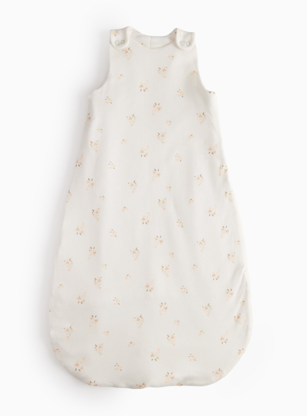 Cream Floral Print 1.5 Tog Sleeping Bag 