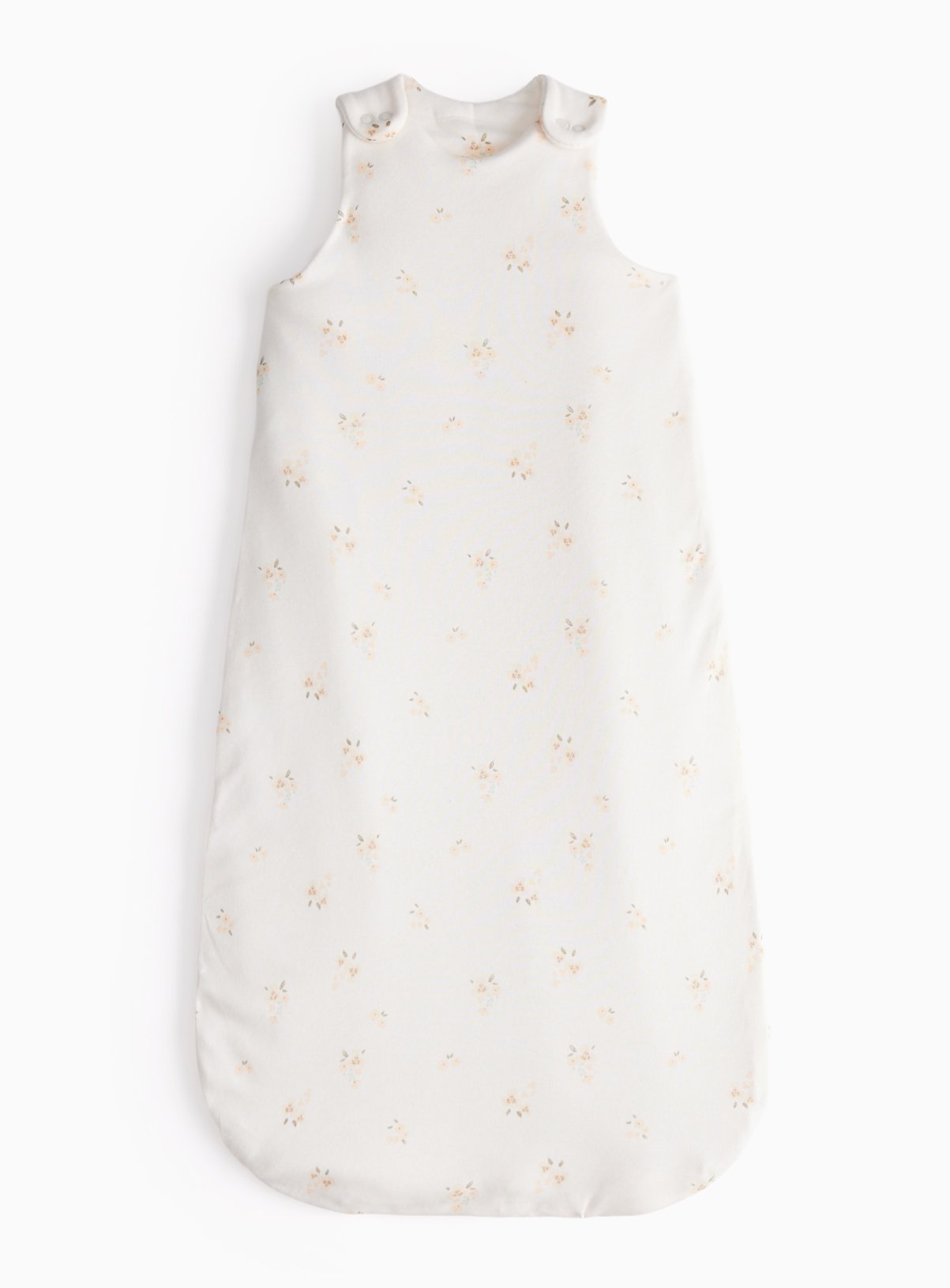 Cream Floral Print 3.5 Tog Sleeping Bag 6-12 months