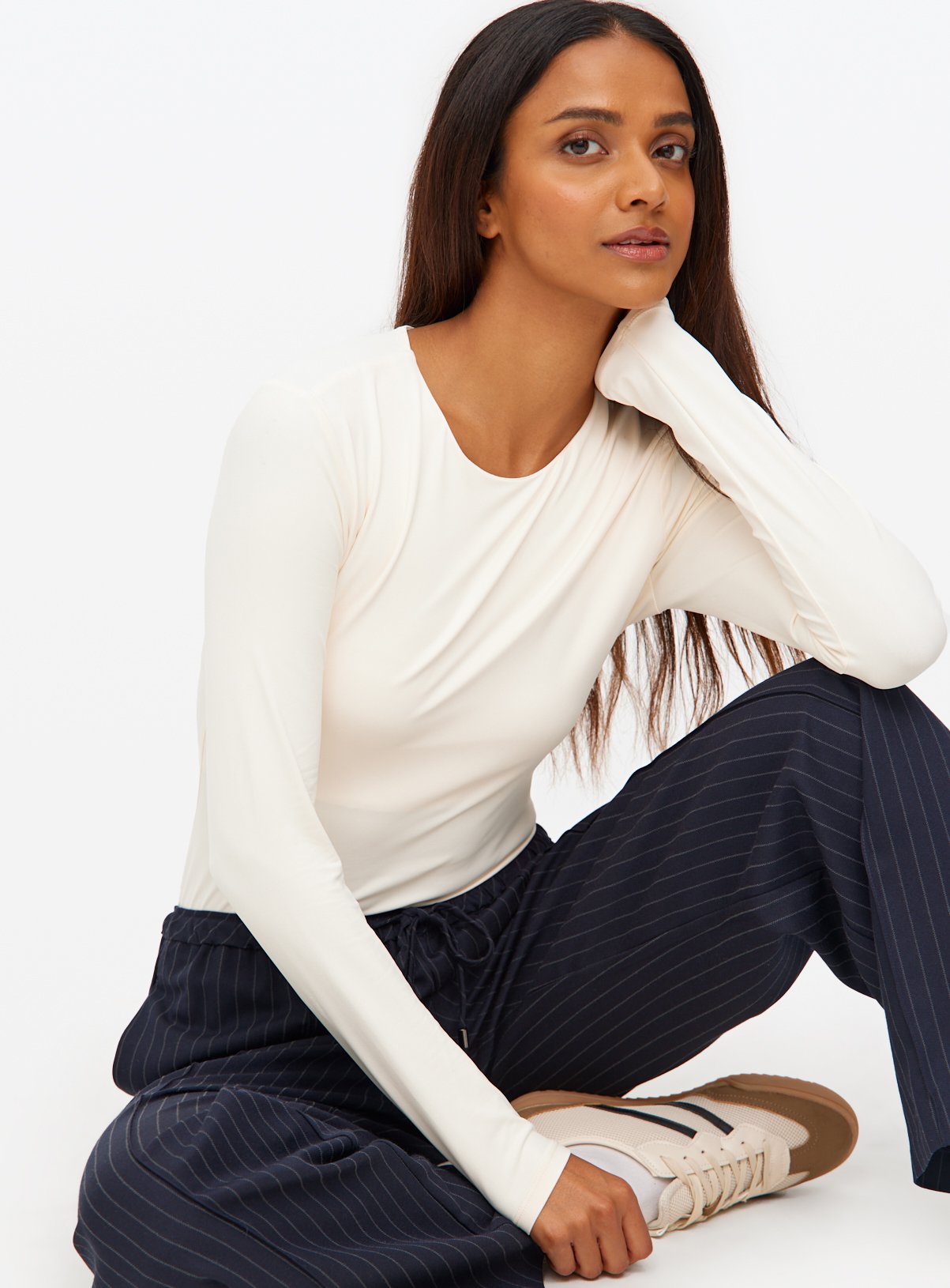 Long Sleeve Polyamide Bodysuit  