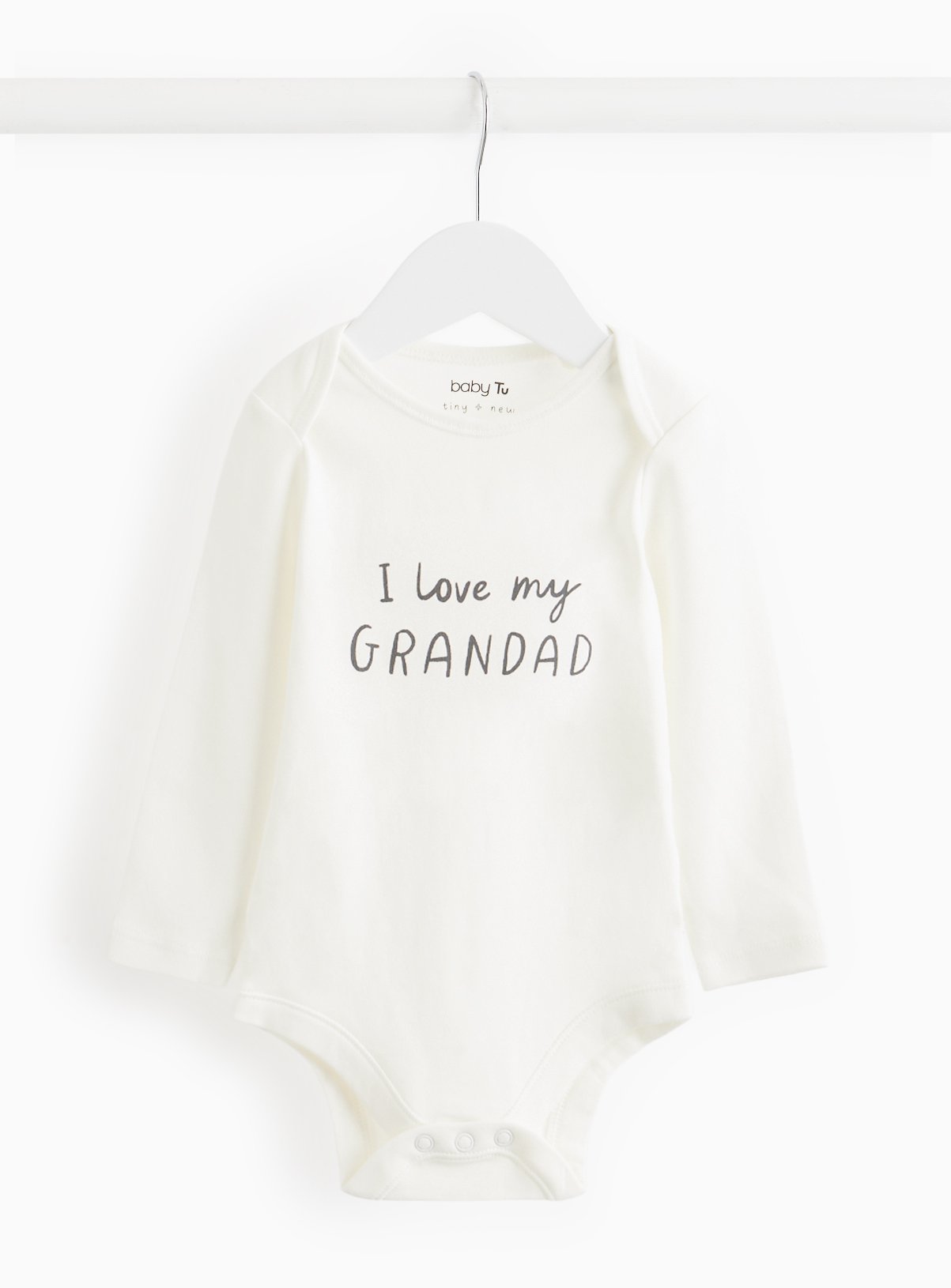 I Love My Grandad Slogan Bodysuit