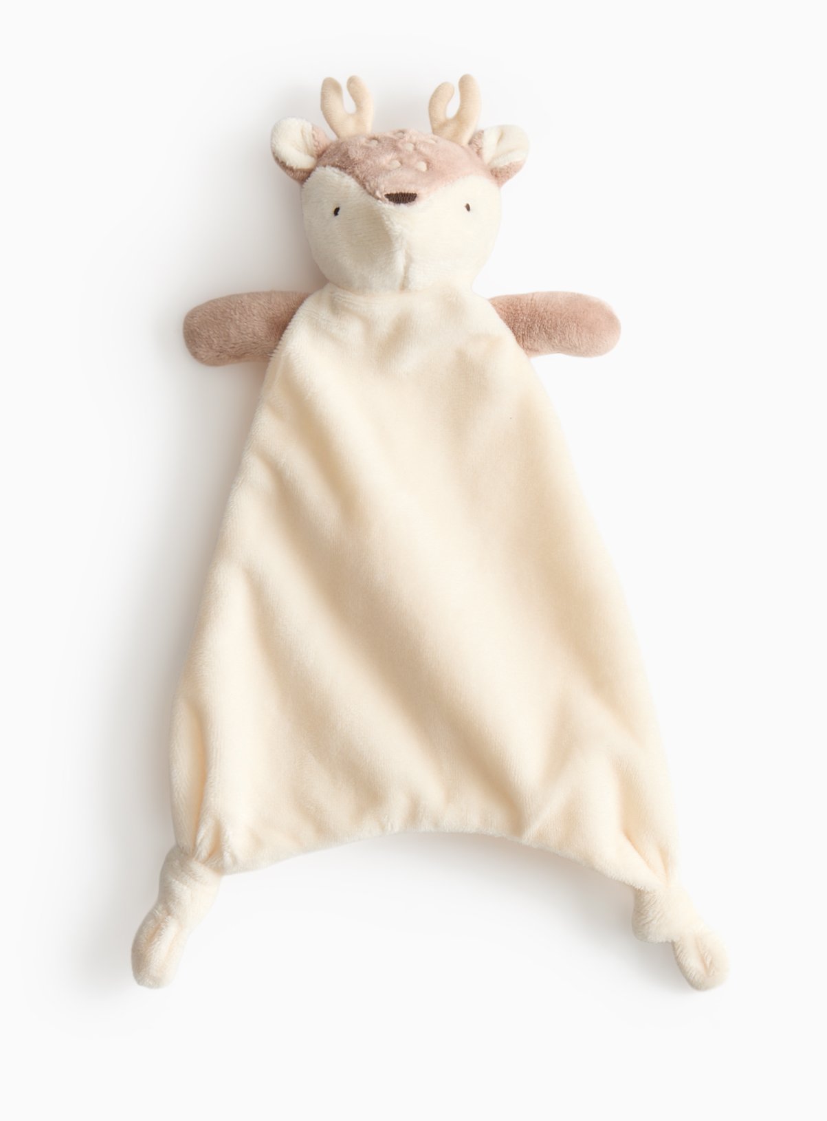 Cream Deer Plush Comforter One Size
