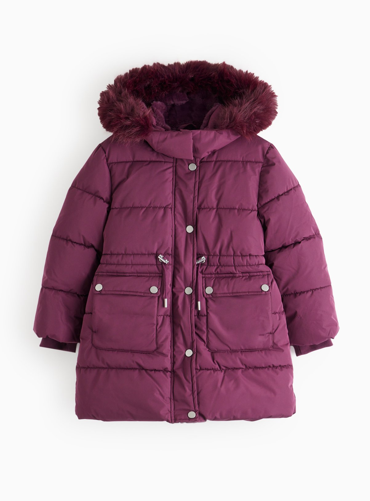Buy Burgundy Puffer Coat 11-12 years Coats and jackets Tu