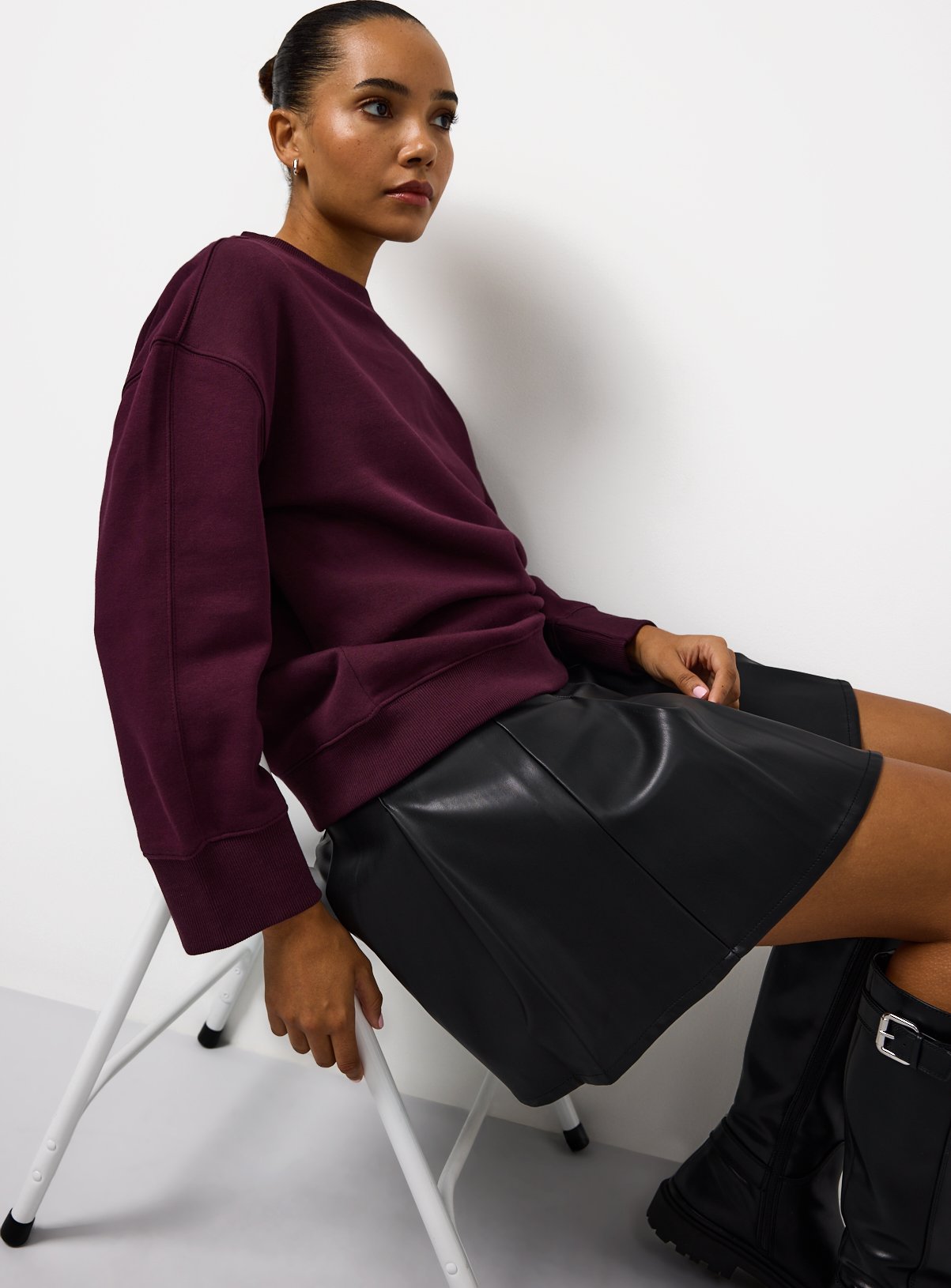 Volume Sleeve Sweatshirt