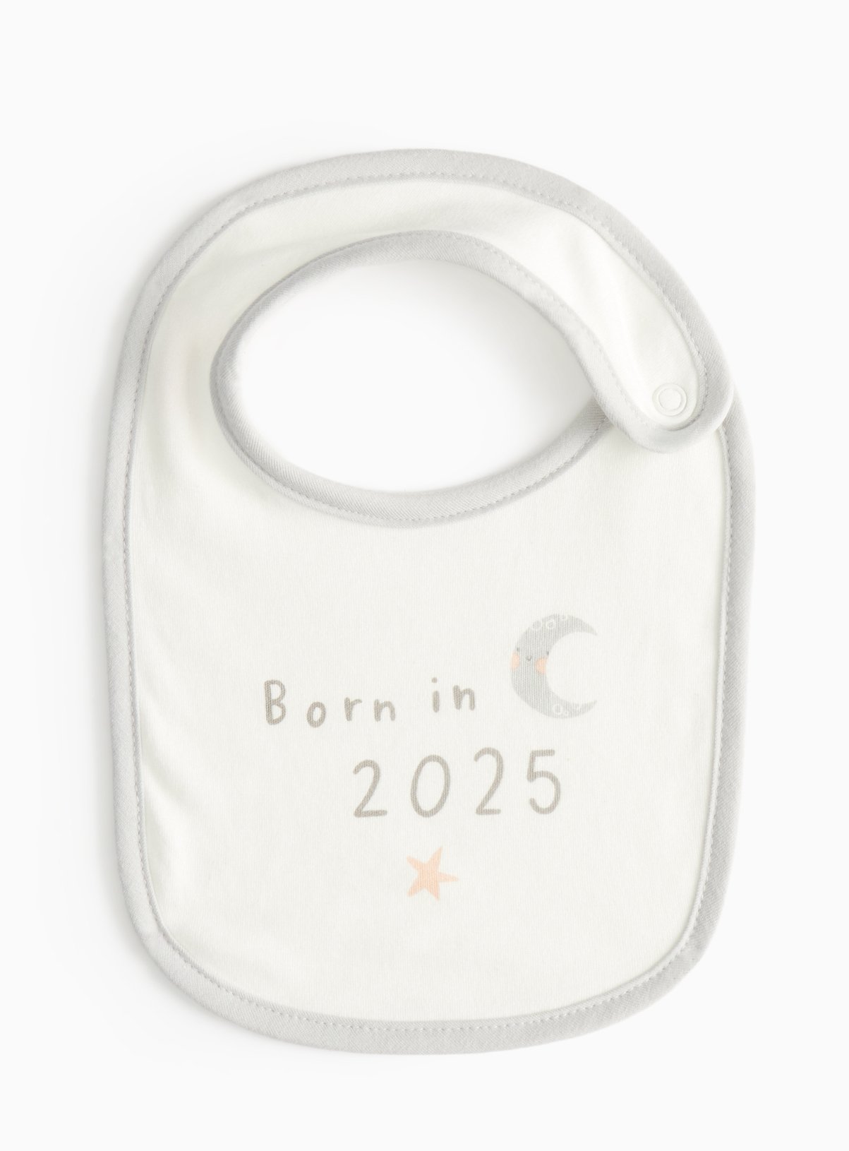 Born In 2025 Slogan Bib One Size