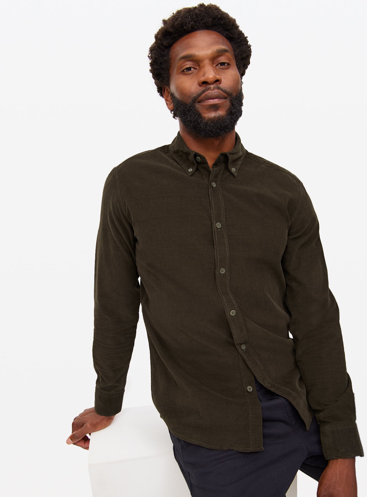 Khaki Baby Corduroy Shirt M