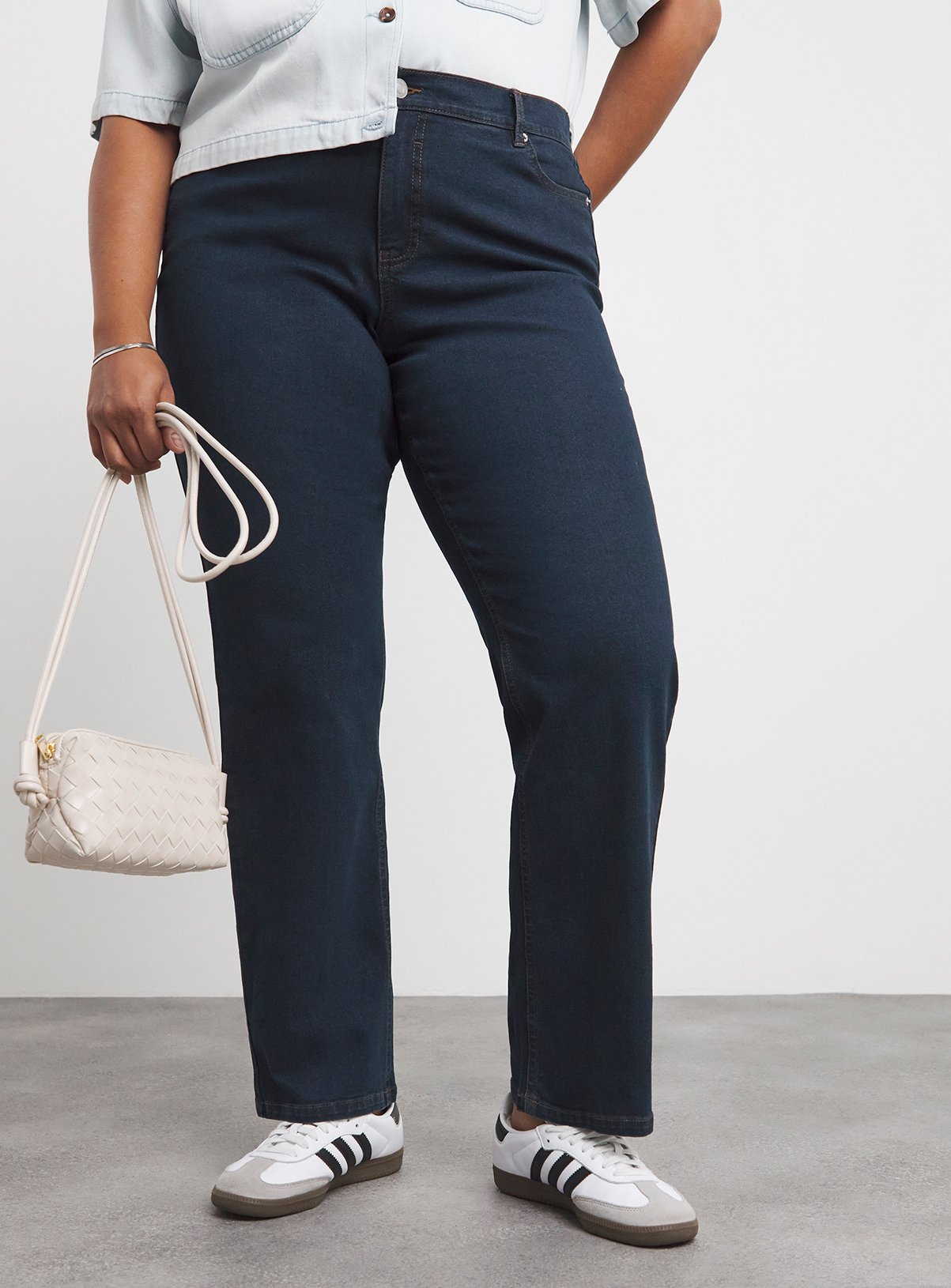 SIMPLY BE 24/7 Straight Leg Jean Indigo 