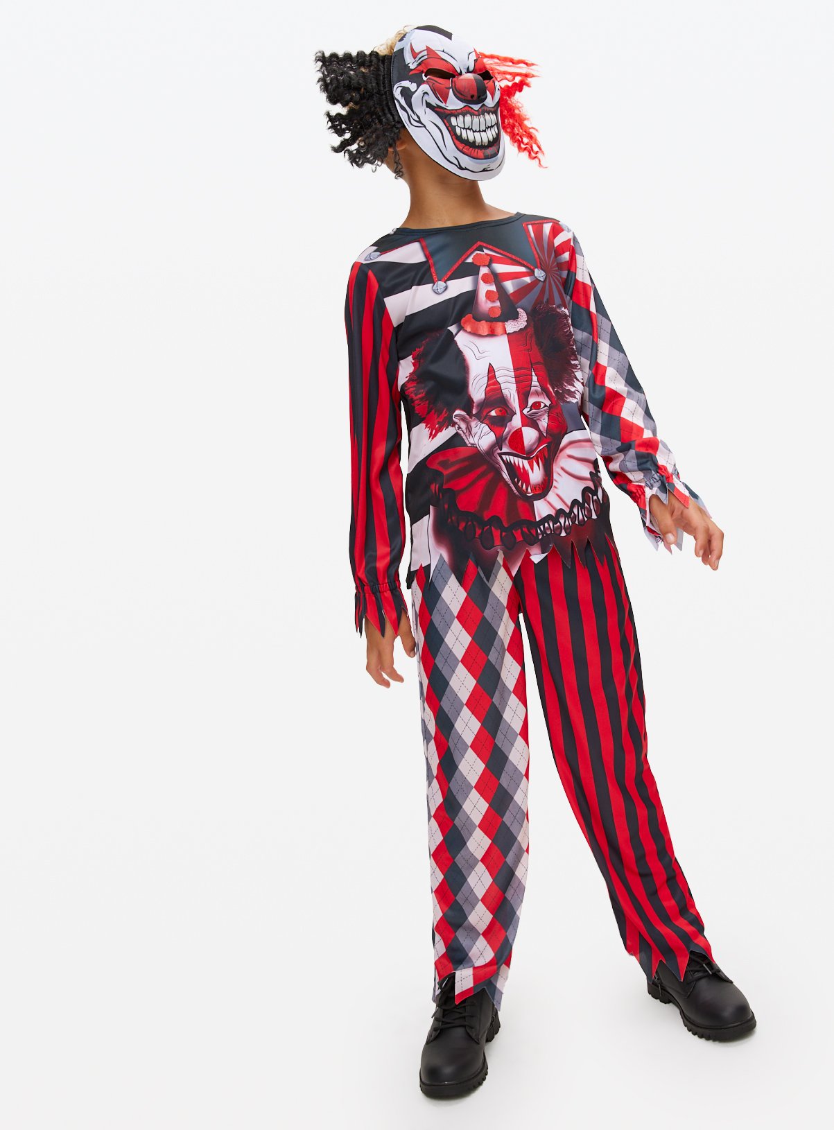 Halloween Clown Fancy Dress Costume