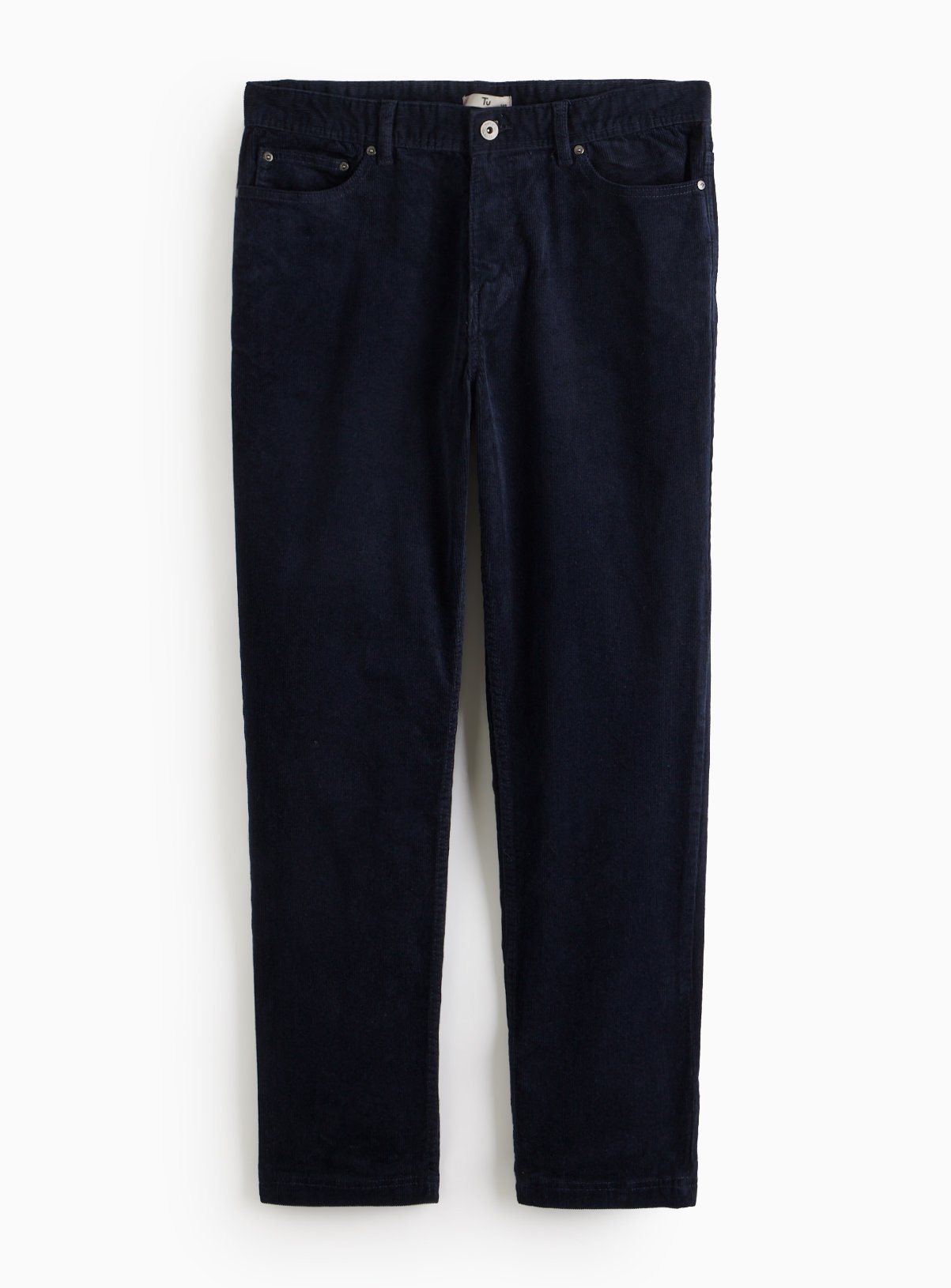 Straight Leg Corduroy Trousers 