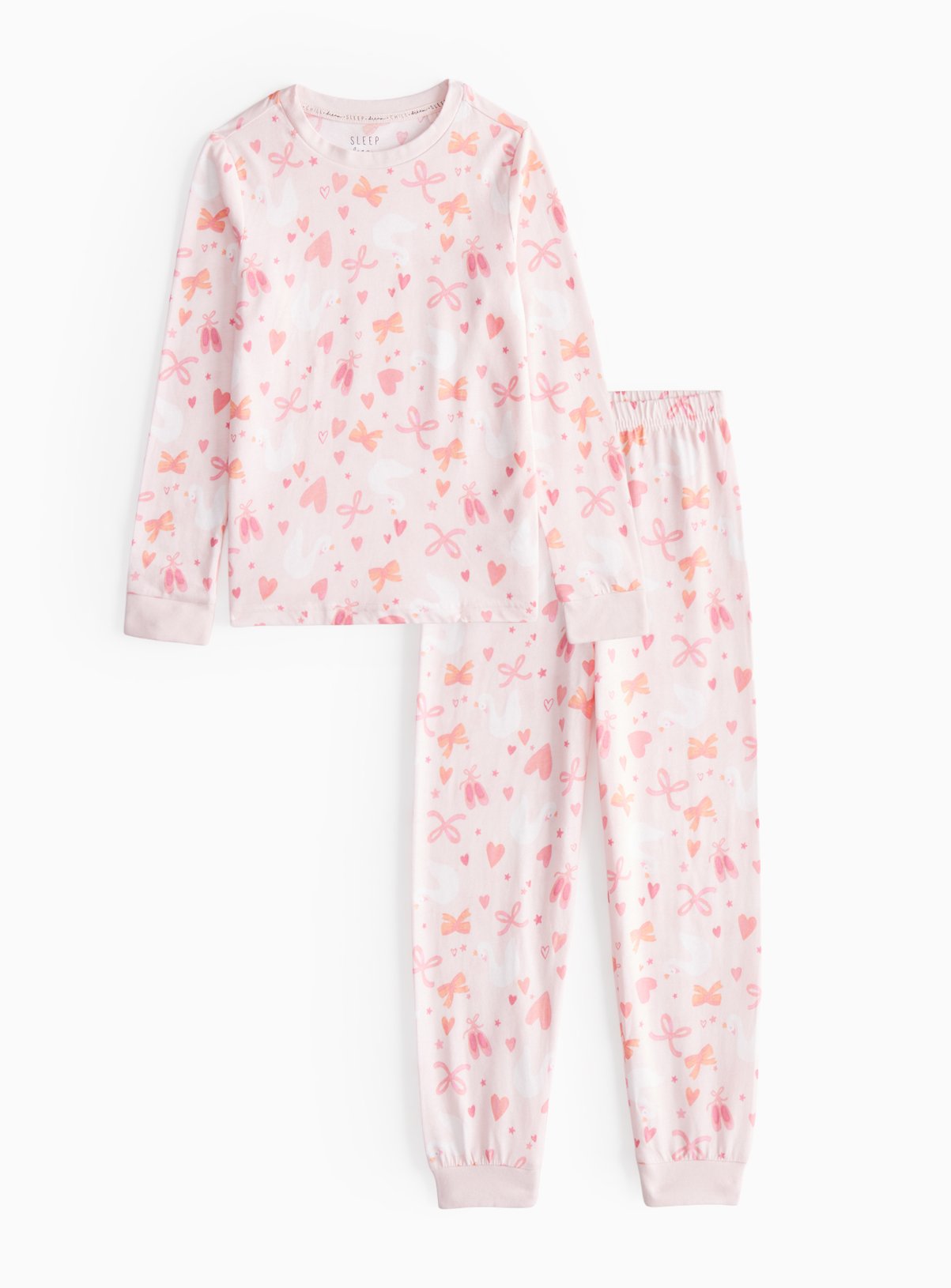 Pink Ballet Printed Pyjamas 