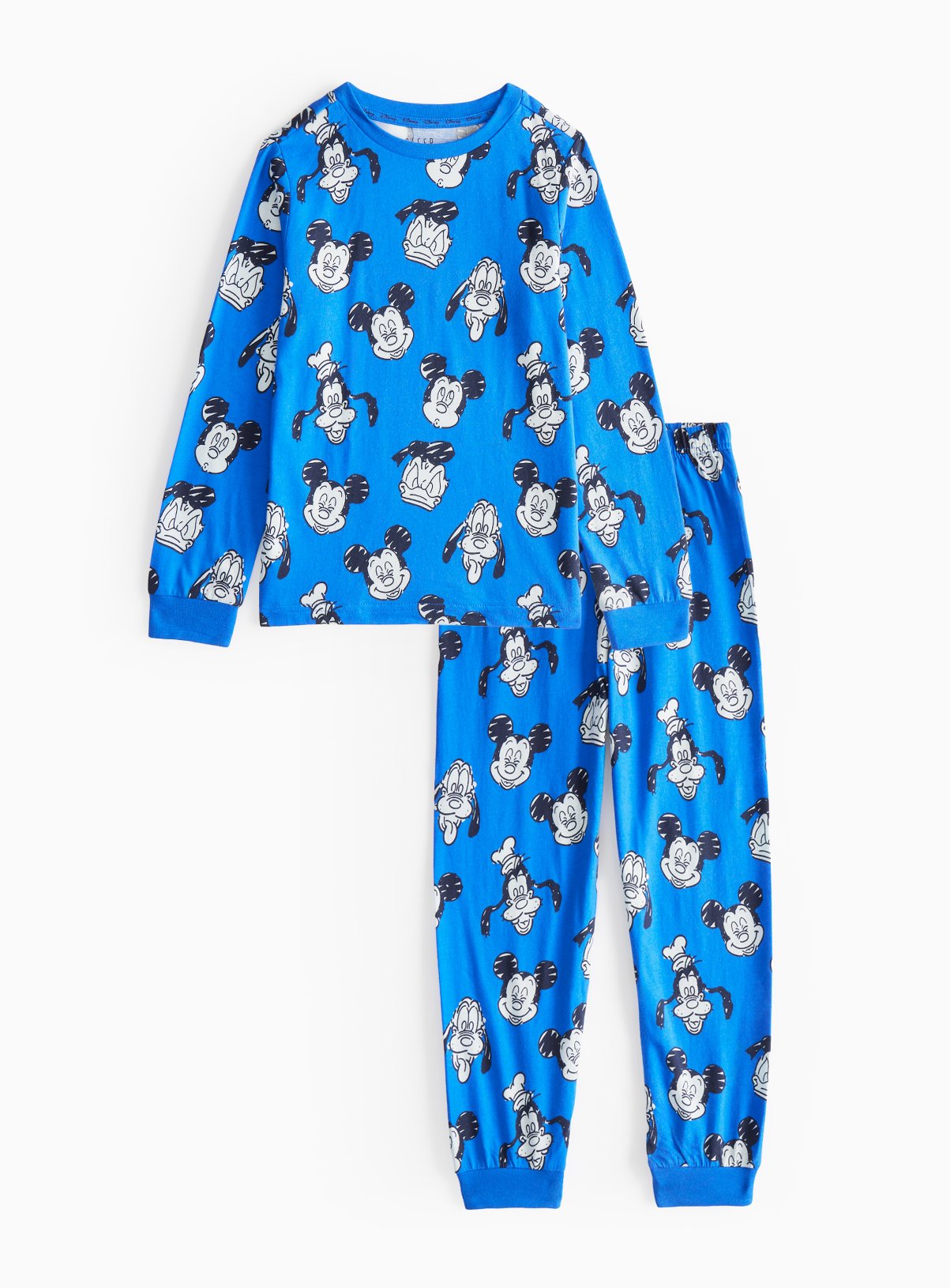 Blue Disney Mickey And Friends Printed Pyjamas 