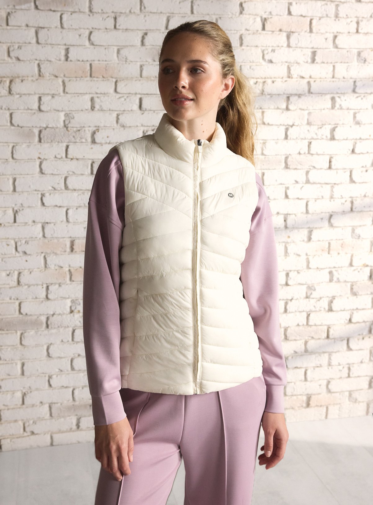 REAKTIV Cream Padded Gilet XS