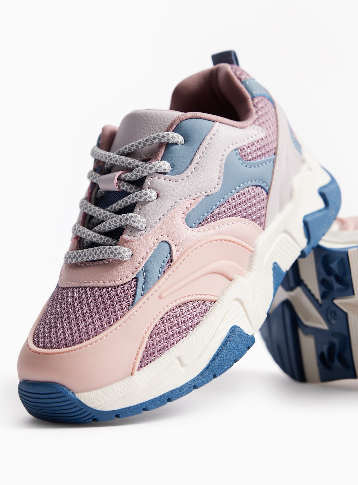 Purple Chunky Soles Trainers