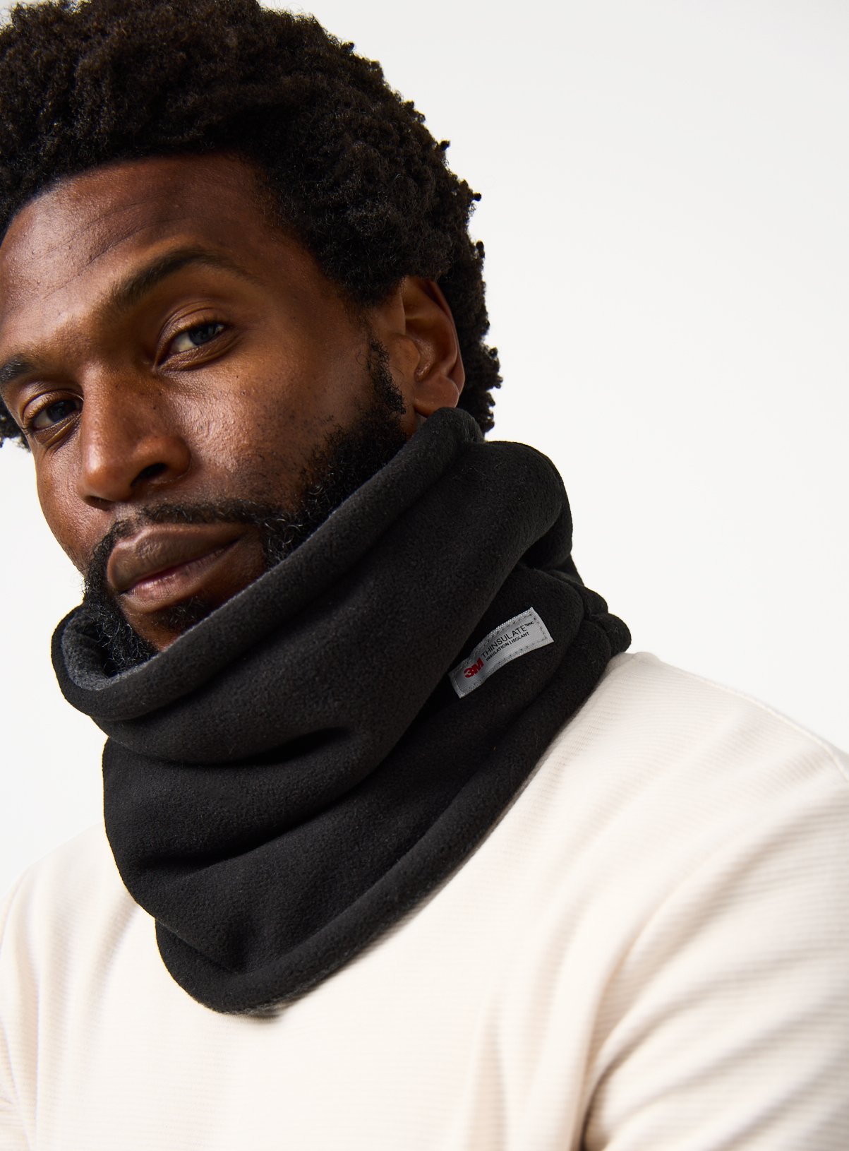 3M™ Thinsulate™  Black Fleece Neck Warmer One Size