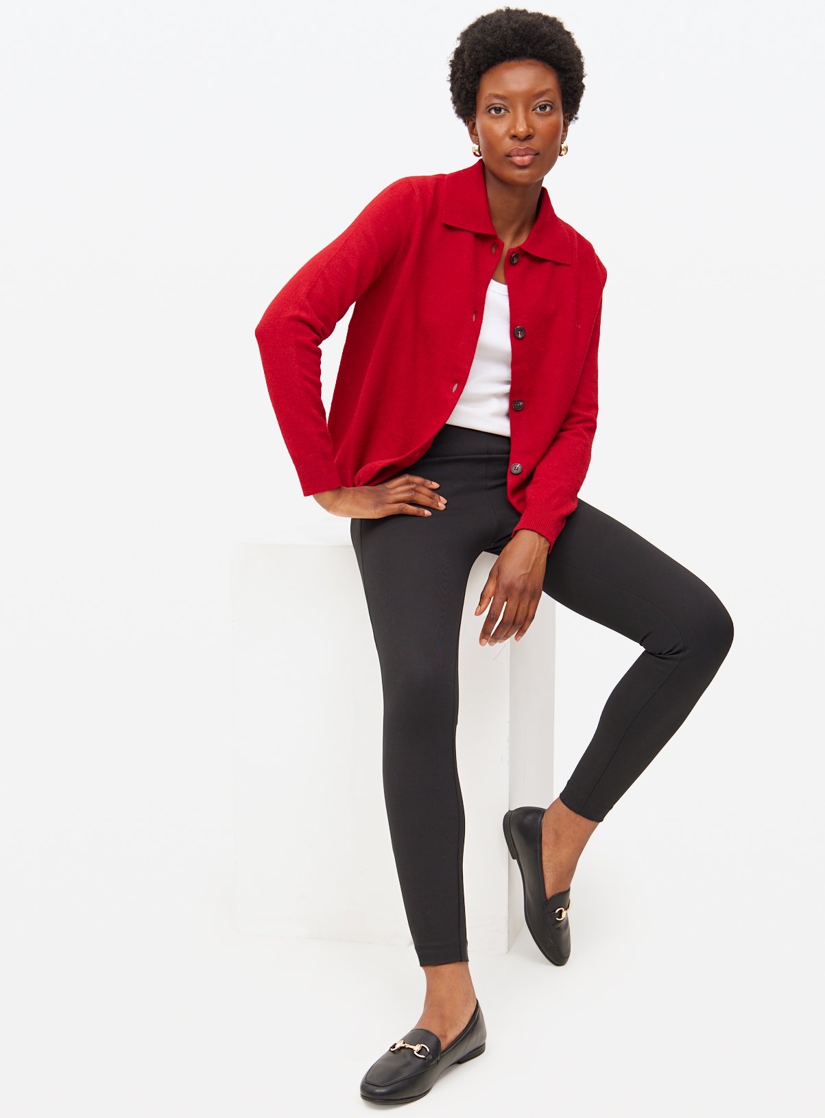 Shaper Plain Black Leggings 22