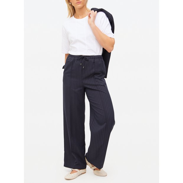 Suit Pants Target Pinstripe Pants Flare Low-Rise Pinstripe Trousers