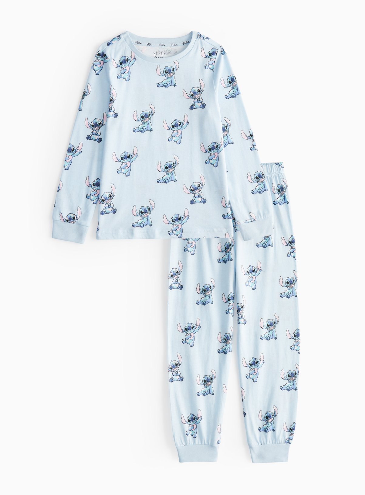Blue Disney Stitch Printed Pyjamas