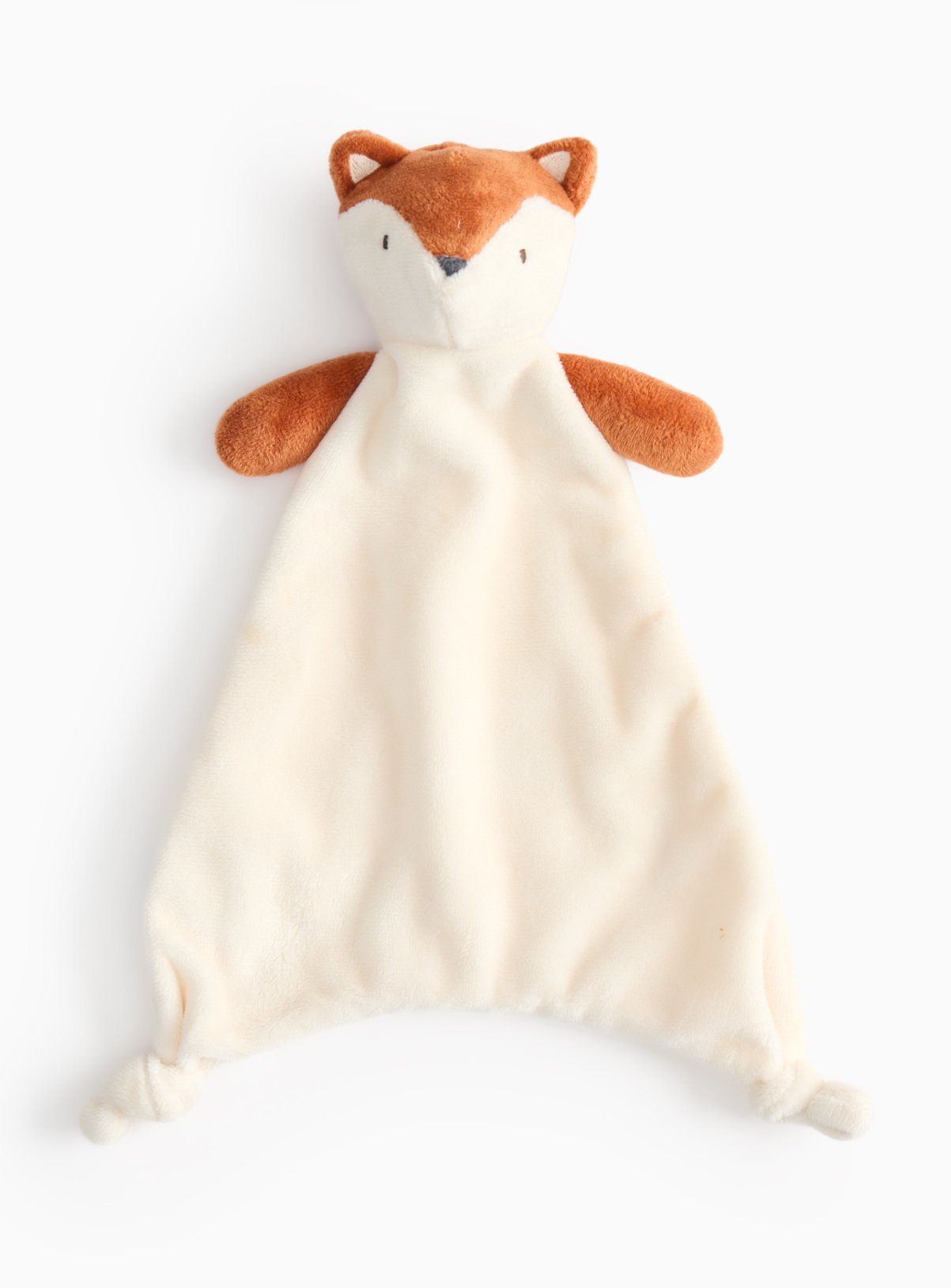 Cream Fox Plush Comforter One Size
