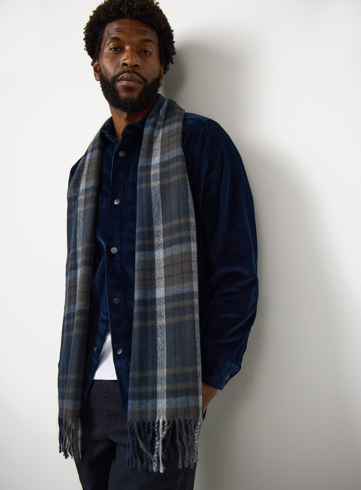小物 Brushed Scarf / CHECKED BLACK 小物 Brushed Scarf / CHECKED BLACK 小物 Brushed Scarf / CHECKED