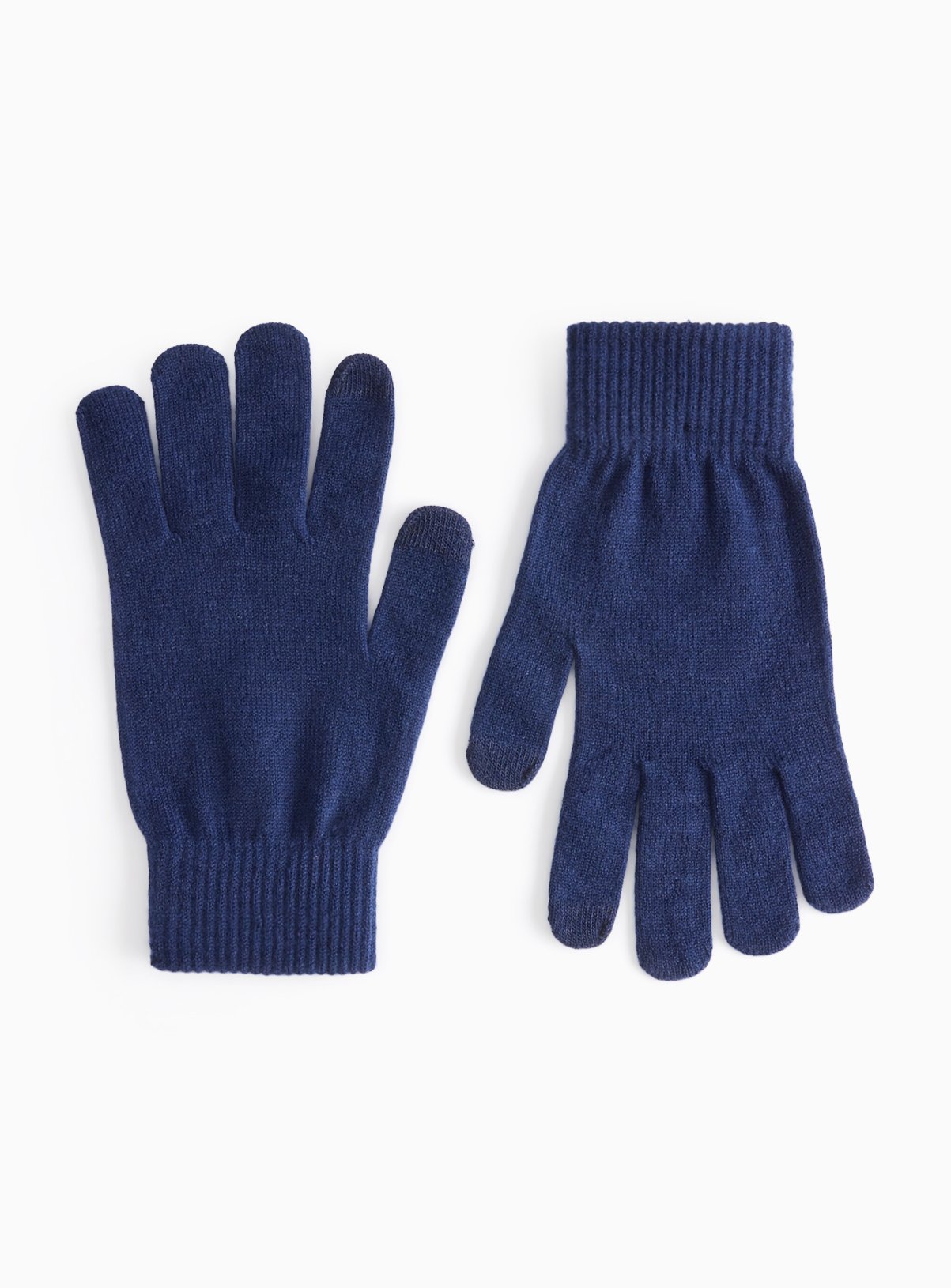 Navy Magic Touchscreen Gloves One Size
