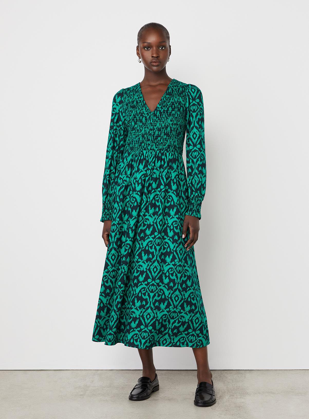FINERY Tasmin Dress Green 