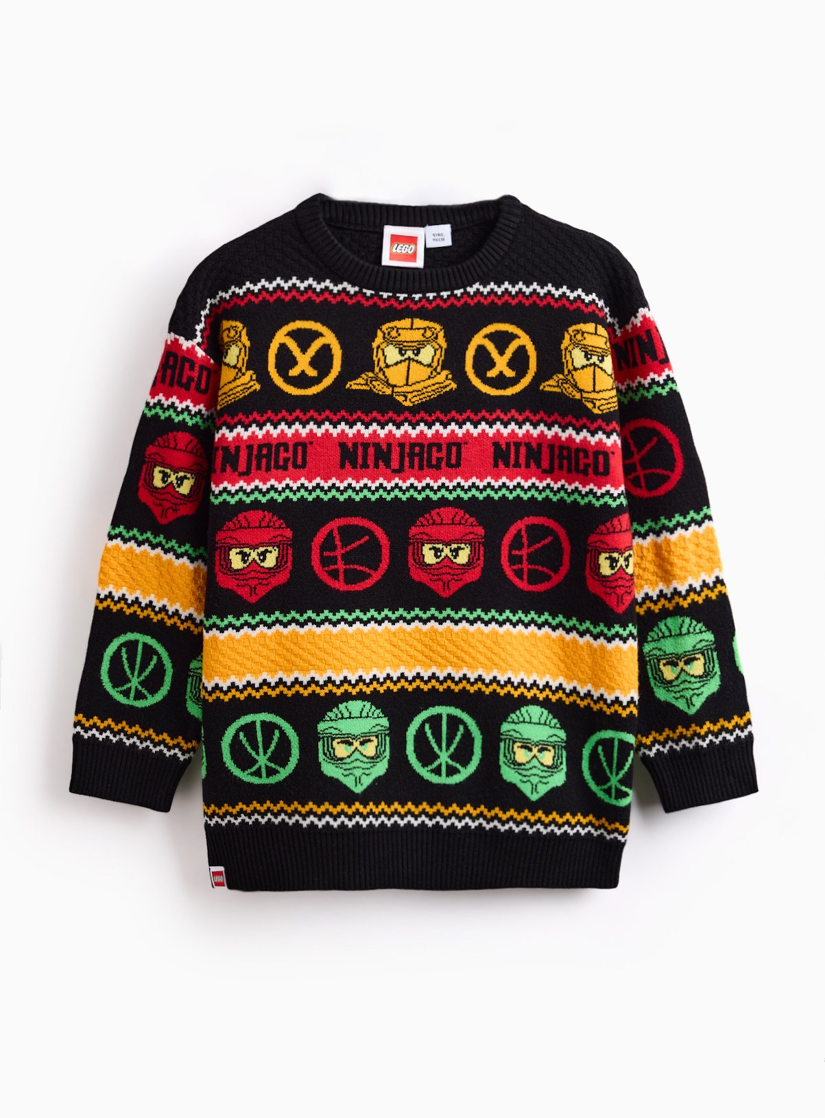 Ninjago Christmas Character Print Jumper 