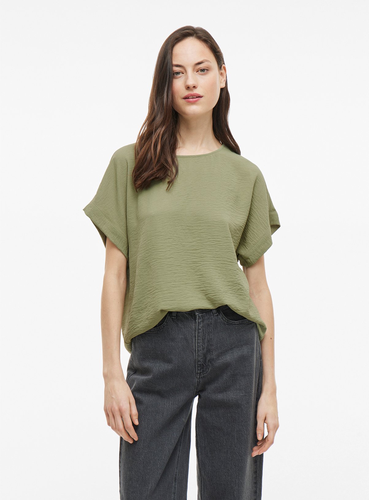 VILA Short Sleeved Co-ord Top 