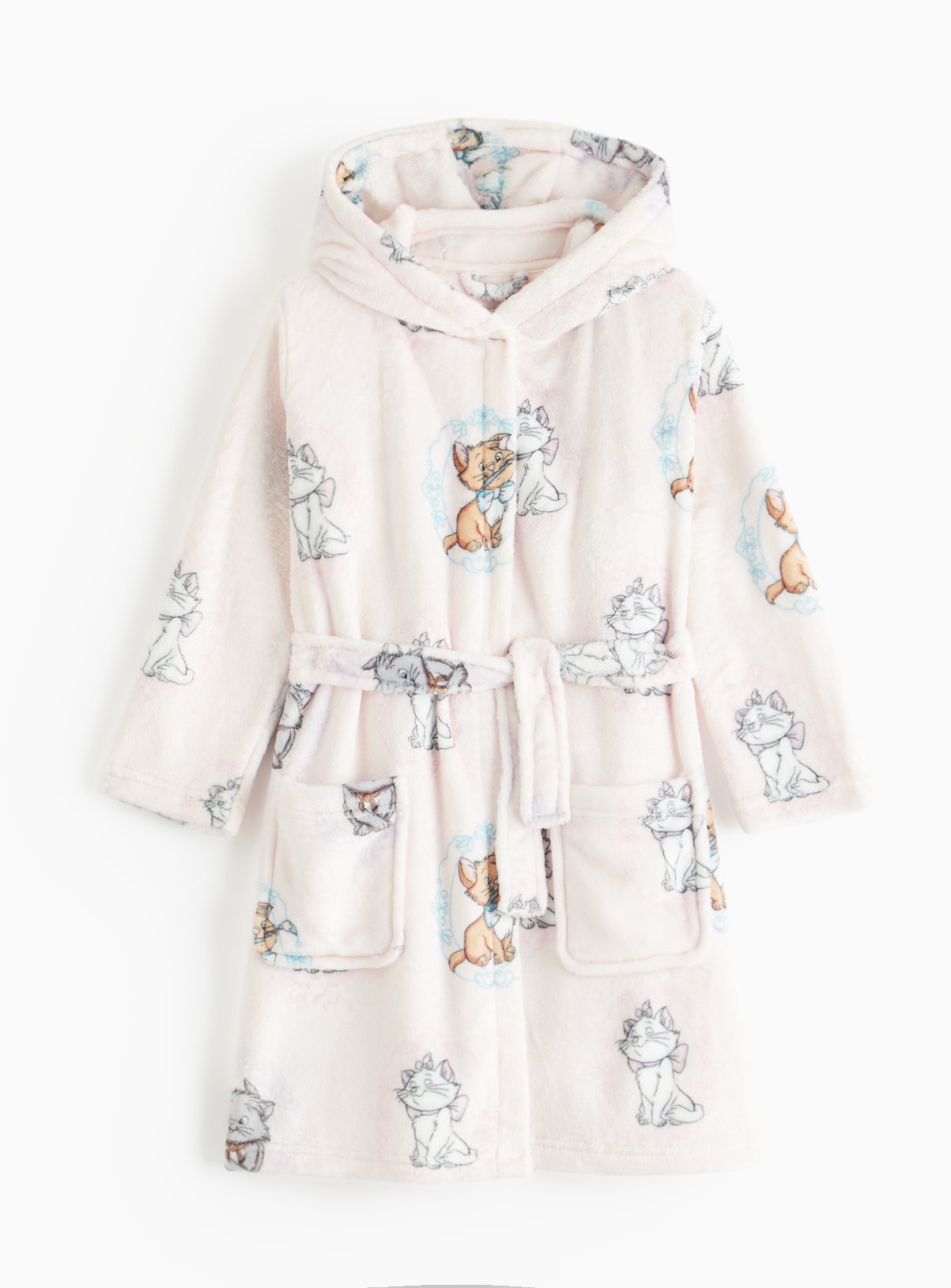 Disney Marie Cat Pink Fleece Dressing Gown 