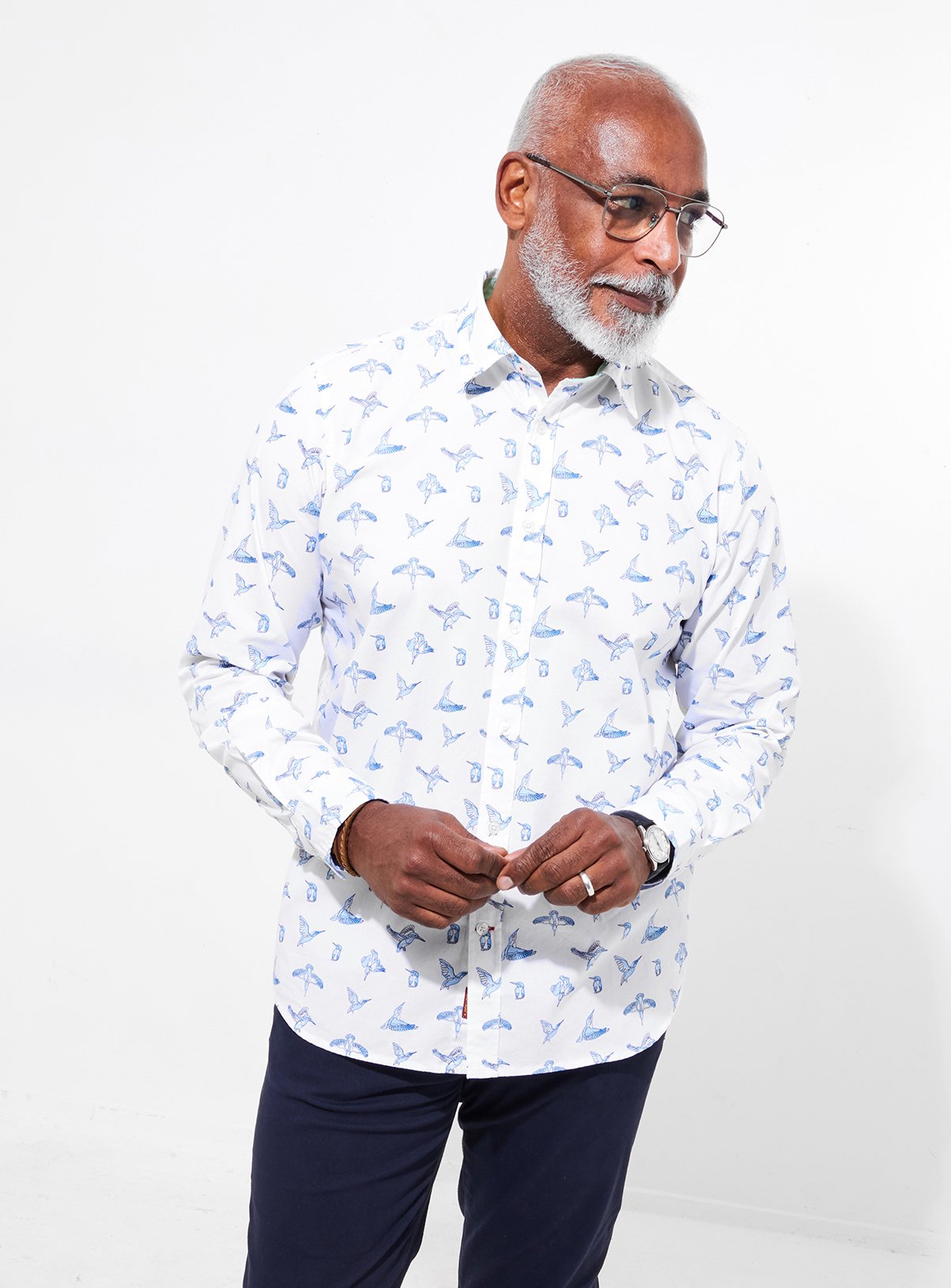 JOE BROWNS Sketchy Bird Print Shirt 