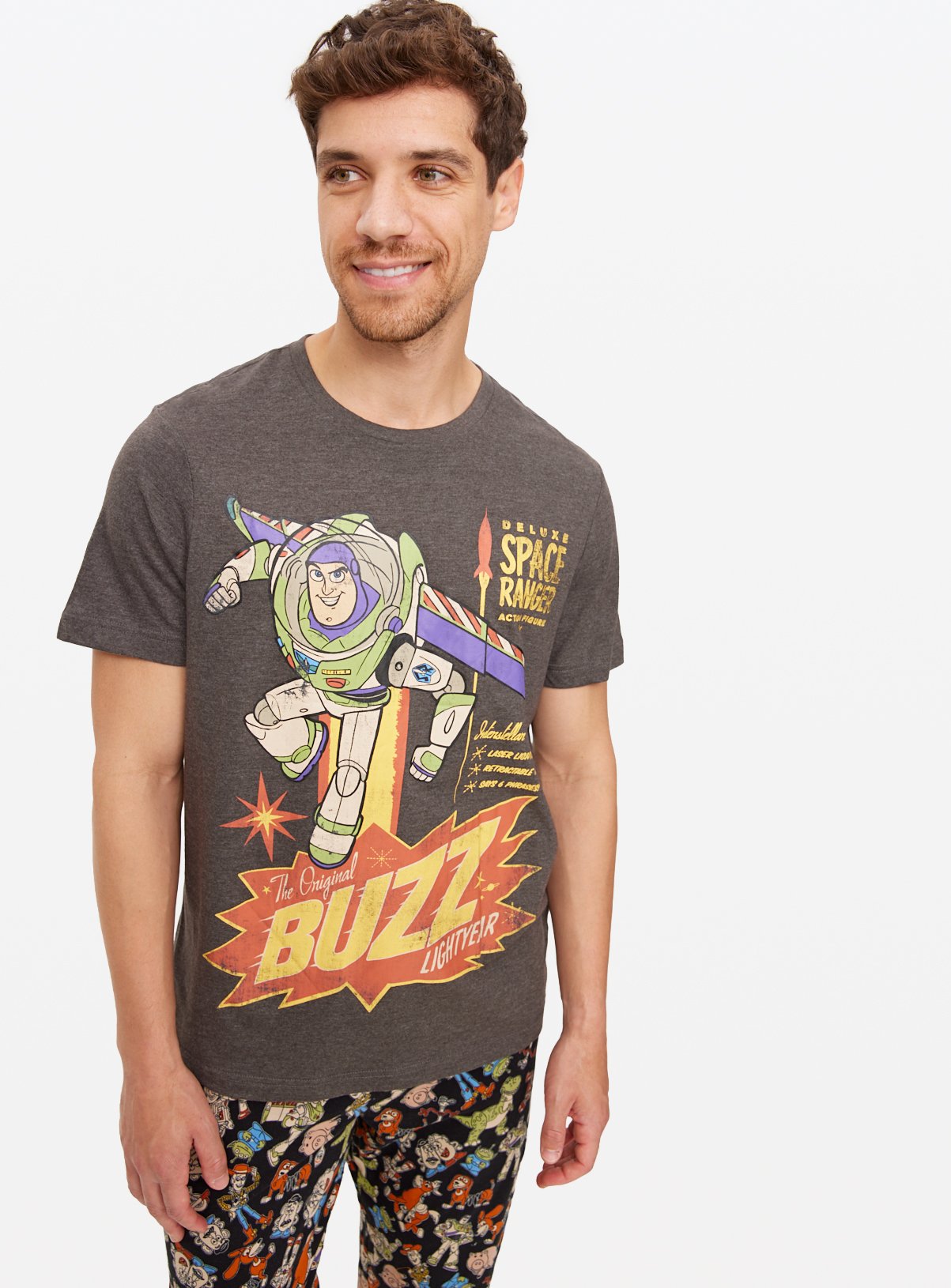 Toy Story Buzz Lightyear Printed Pyjamas 
