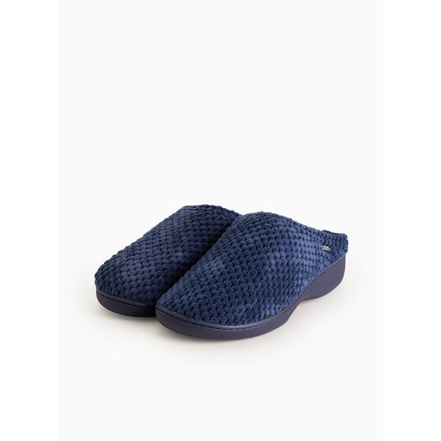 Mule Slippers Debenhams Ladies Slippers Size Buy Totes® Navy
