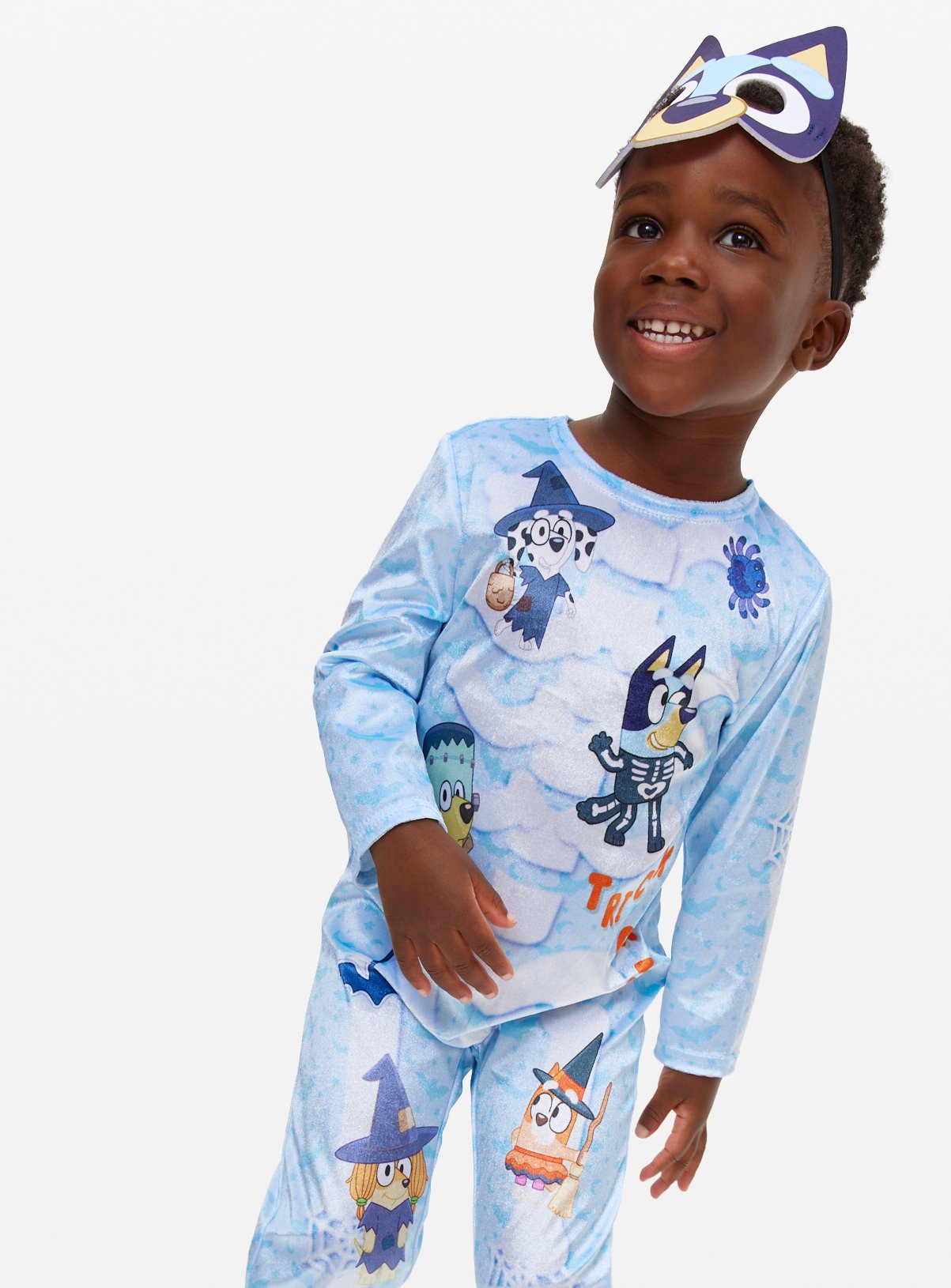 Halloween Skeleton Bluey Fancy Dress Costume 
