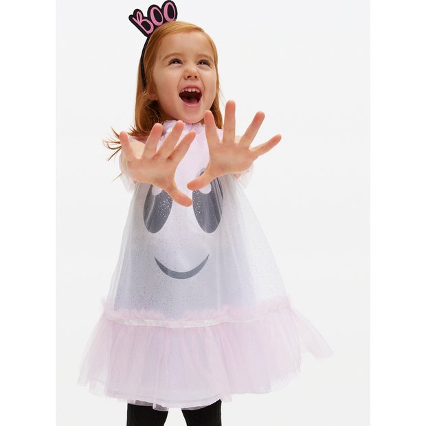 Buy Halloween Ghost Fancy Dress Costume With Headband 1-2 years