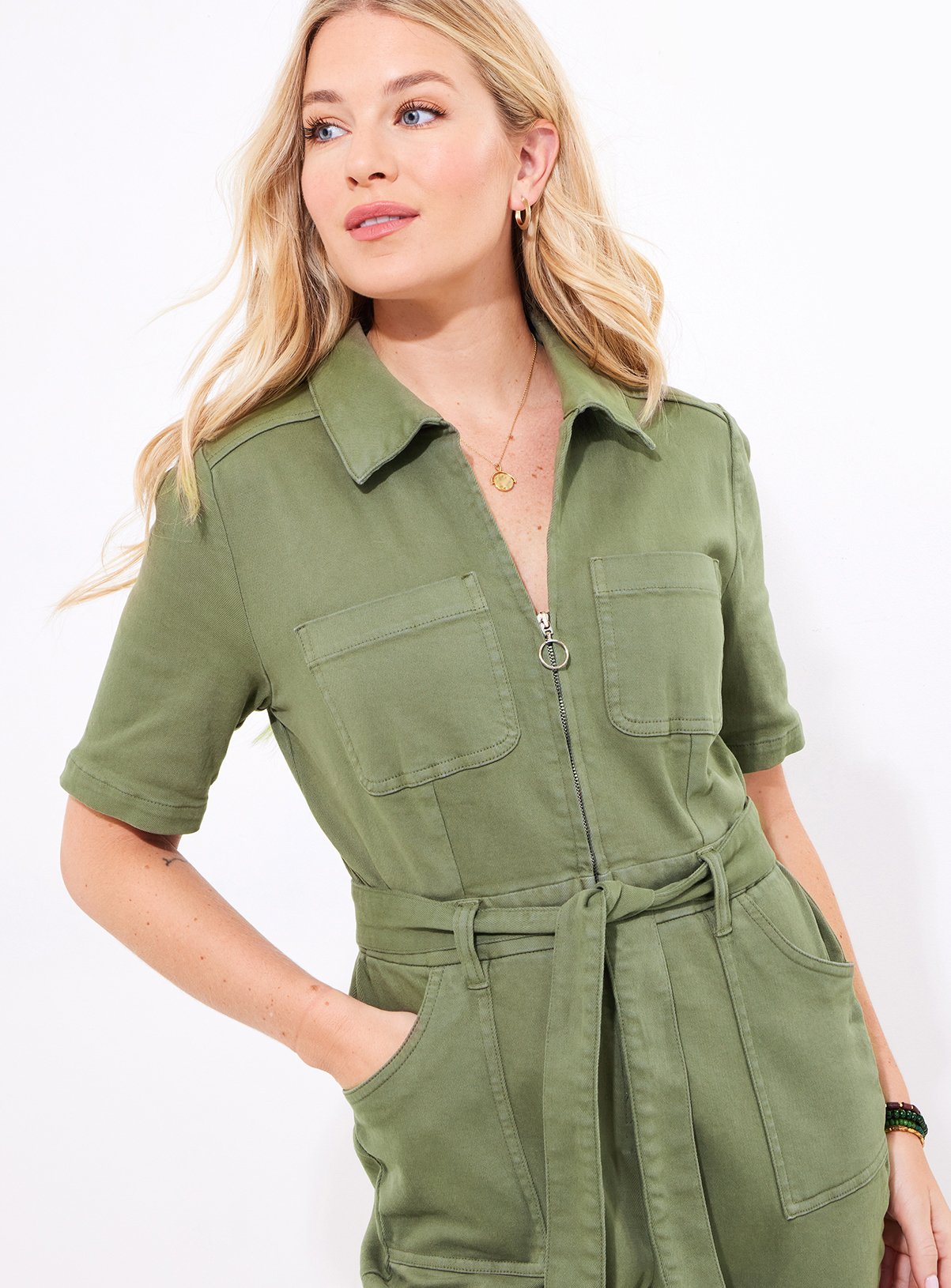 JOE BROWNS Embroidered Belted Jumpsuit 