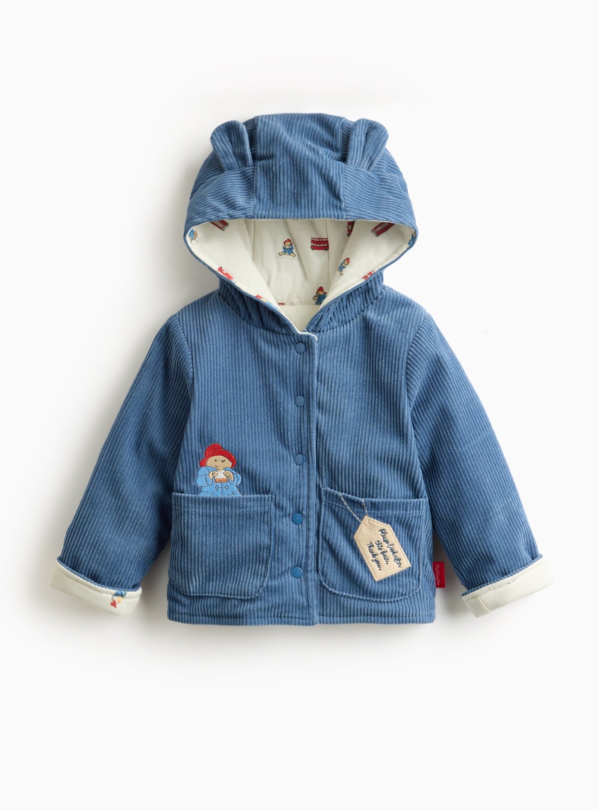 Buy Paddington Velour Ribbed Jacket 12-18 months Coats and