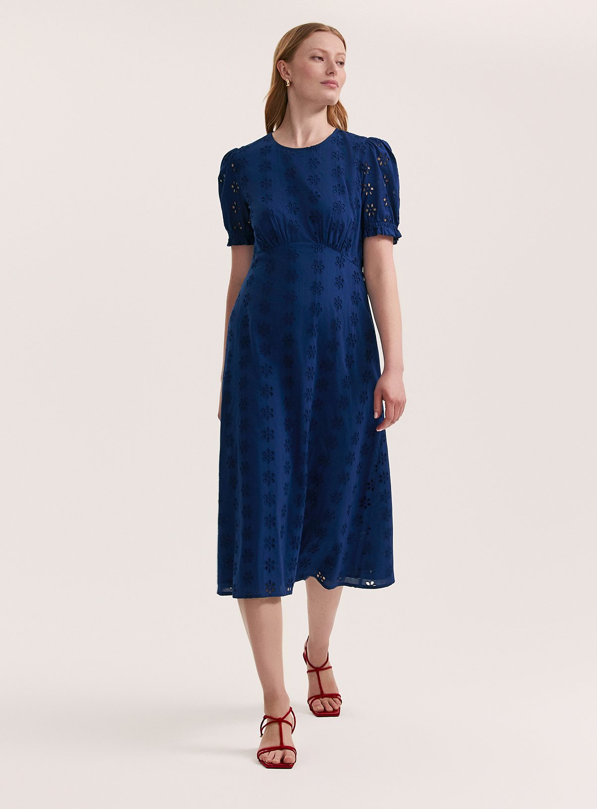 FINERY Mela Dress Indigo