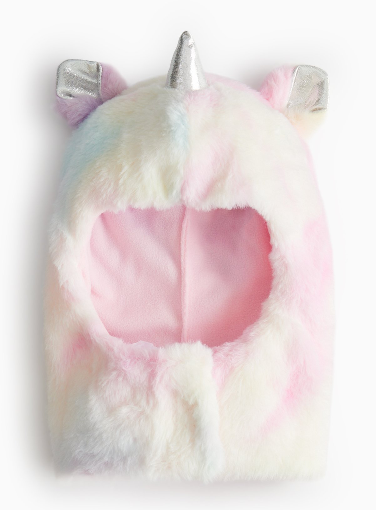 Rainbow Unicorn Faux Fur Balaclava 3-5 years