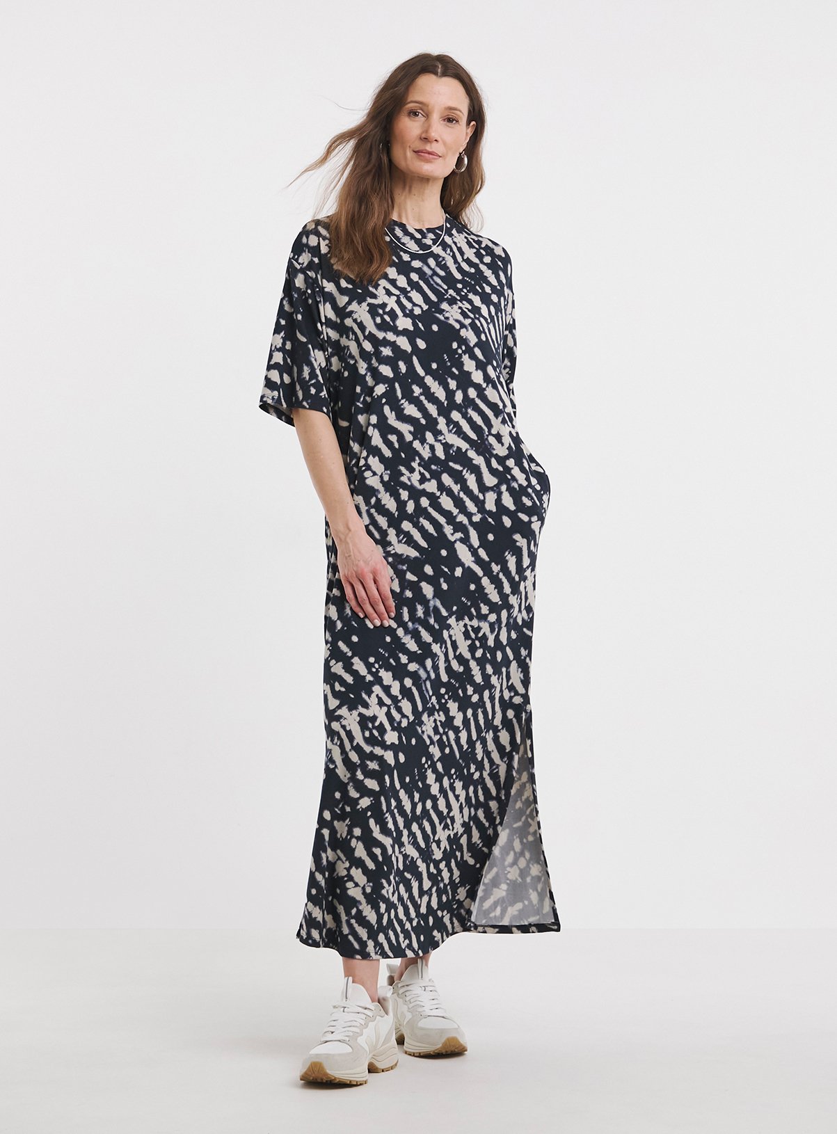 JD WILLIAMS Half Sleeve T Shirt Midi Dress 20