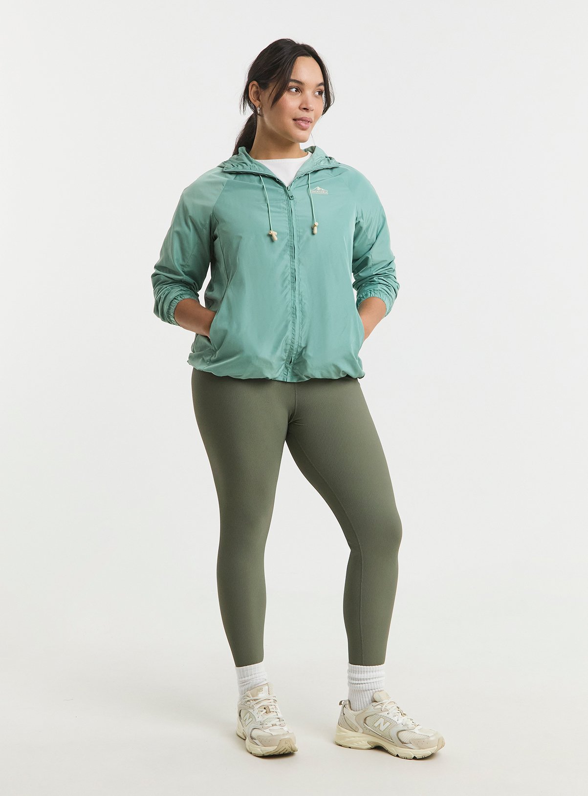 SNOWDONIA Light Weight Bubble Hem Printed Jacket 