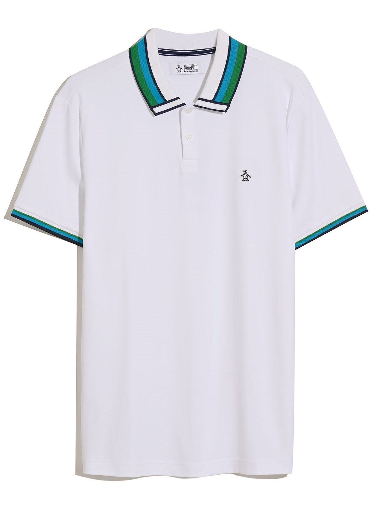 ORIGINAL PENGUIN Interlock Polo White 