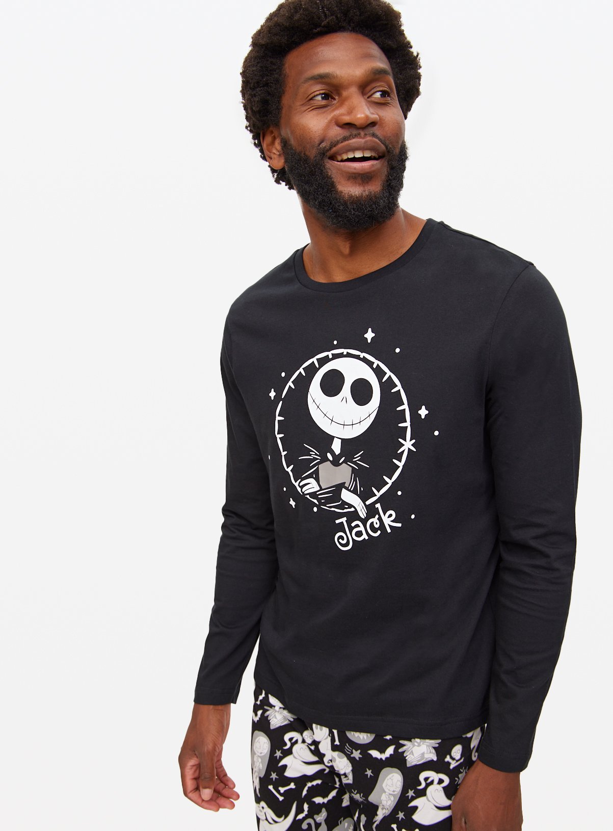 Disney 'Mens' Night Before Christmas Pyjama Set 