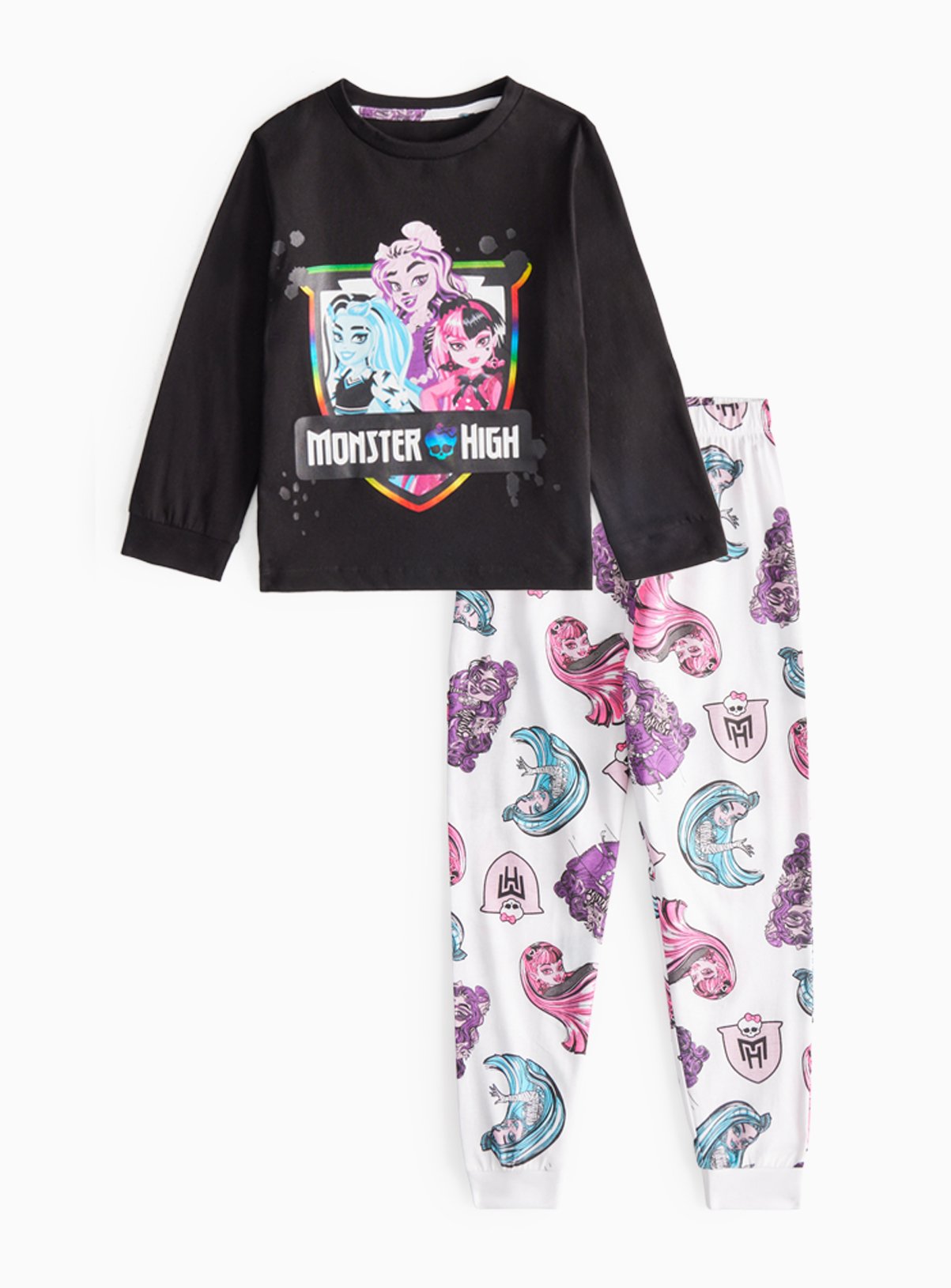 Monster High Graphic Print Pyjamas 