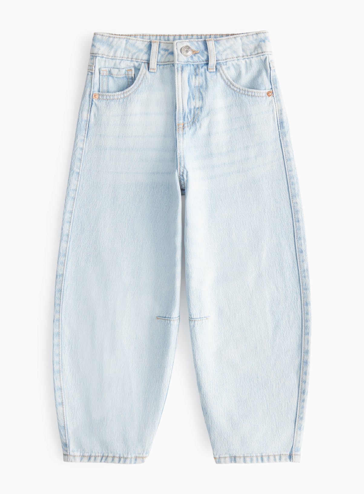 Blue Denim Barrel Leg Jeans 8 years