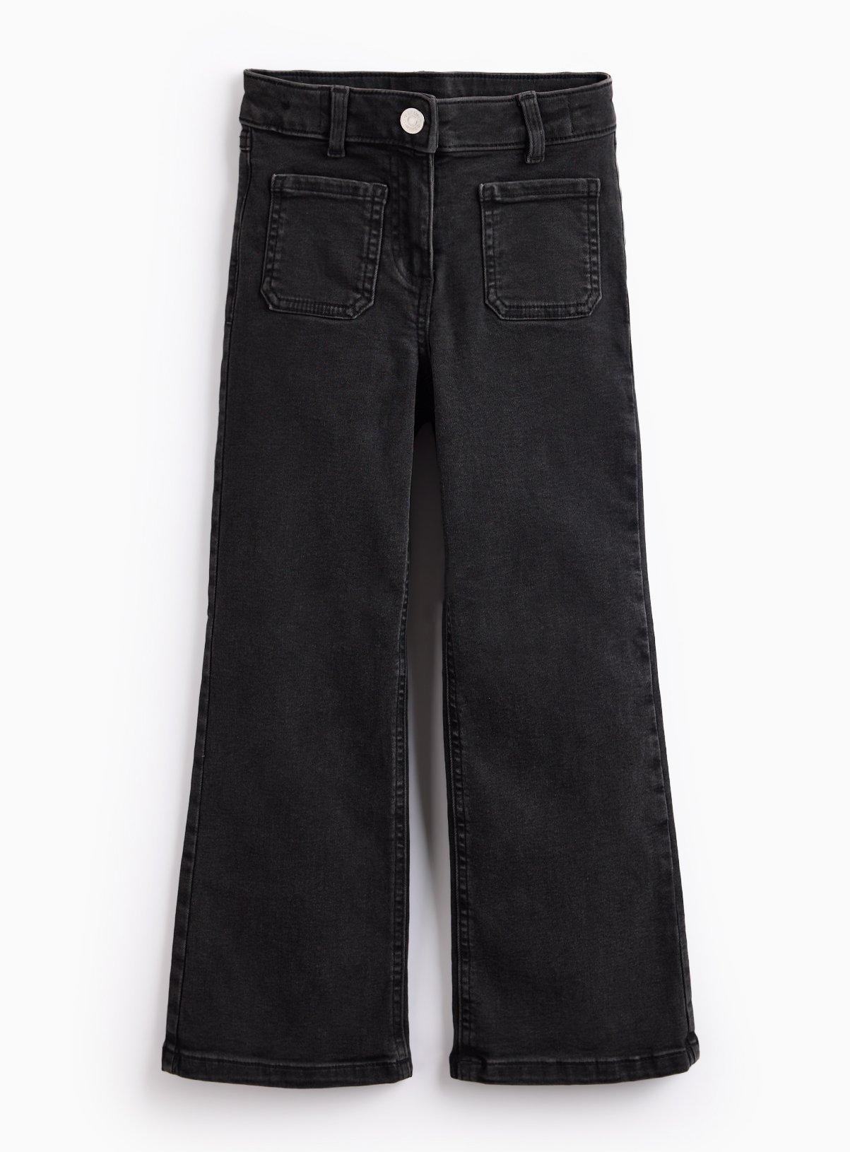 Black Flared Denim Jeans 7 years