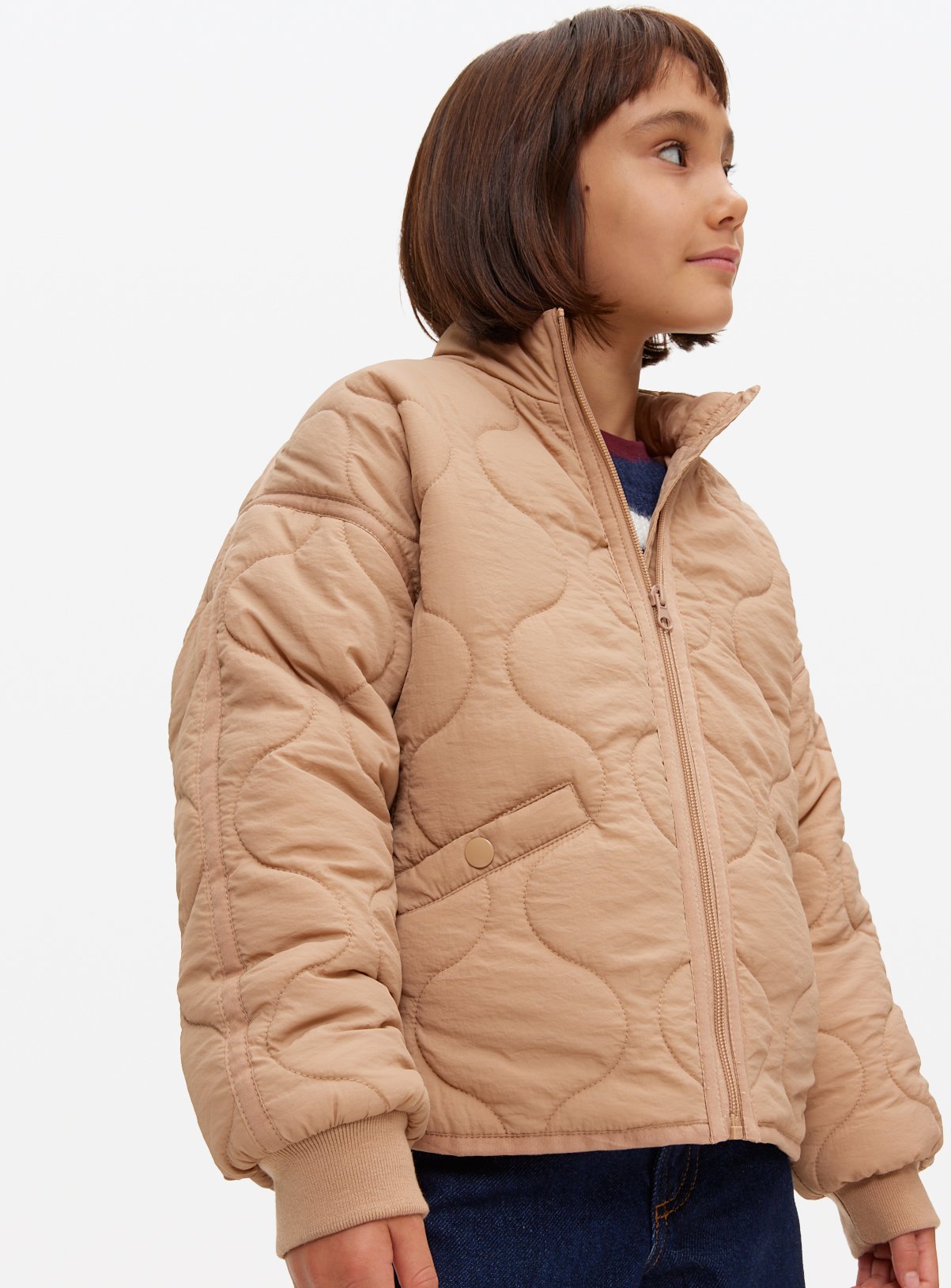 Zip Through Quilted Jacket