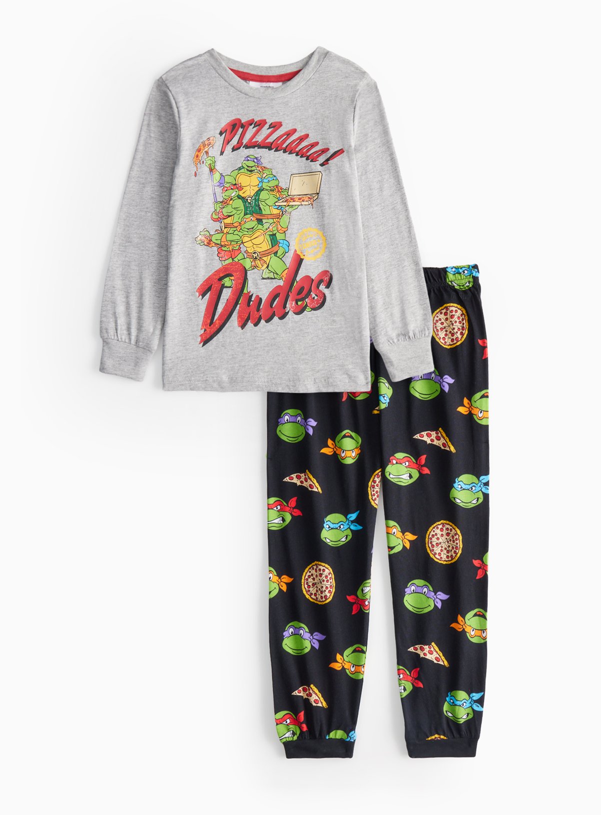 Grey Teenage Mutant Ninja Turtles Printed Pyjamas