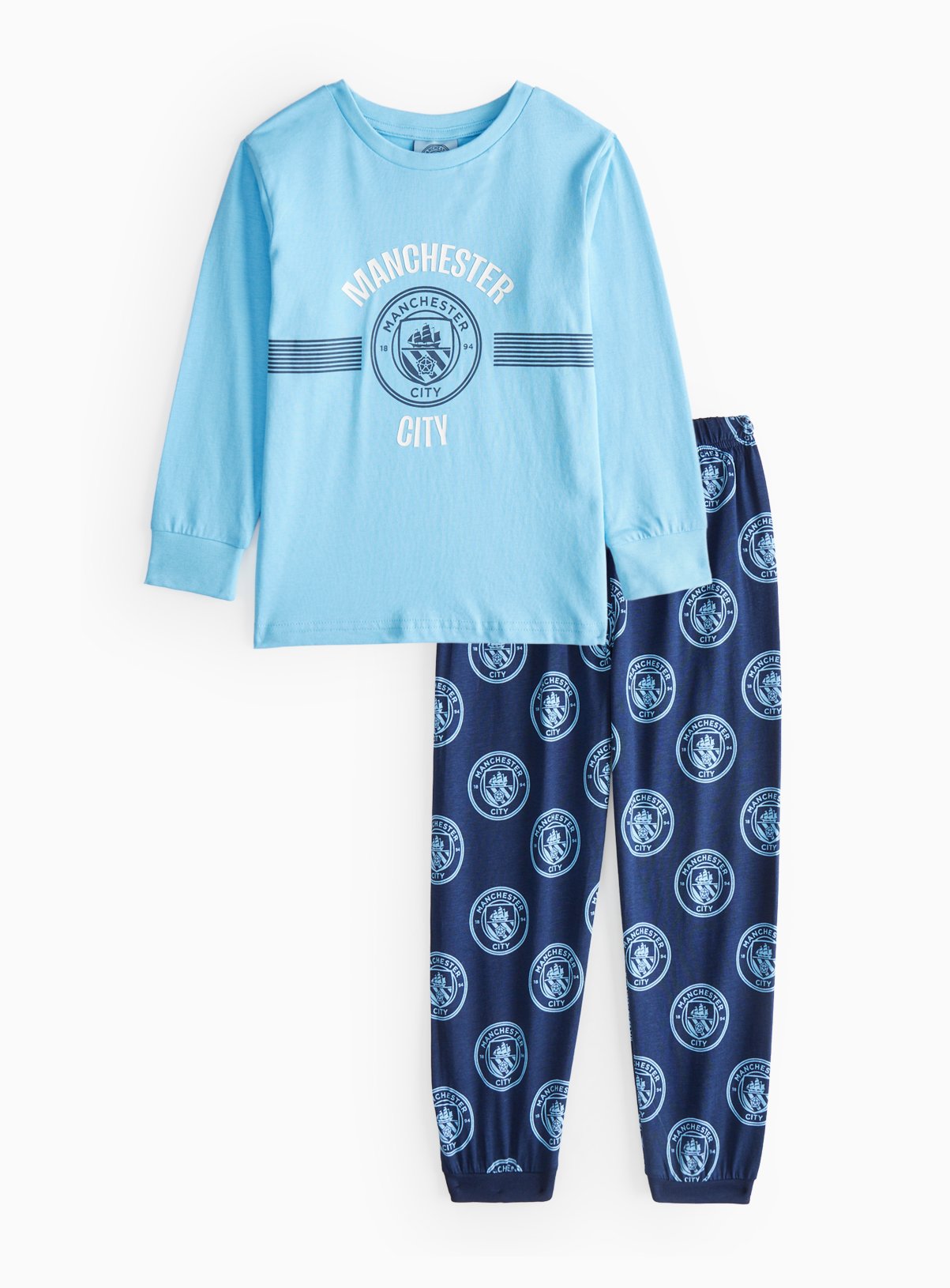 Manchester City Football Printed Pyjamas 