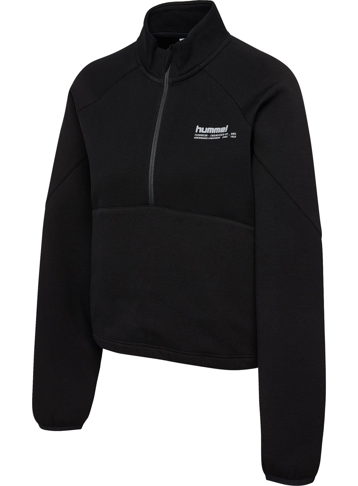 HUMMEL Tech Fleece Women Boxy Half Zip Black