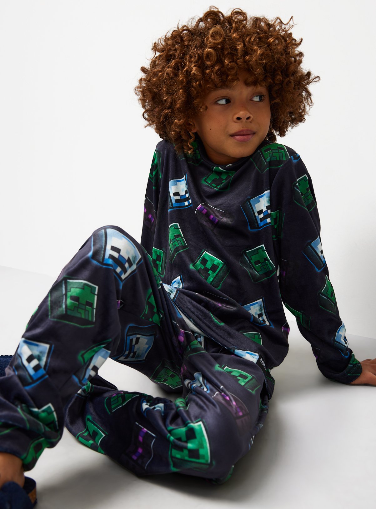 Minecraft Black Slinky Pyjama Set 