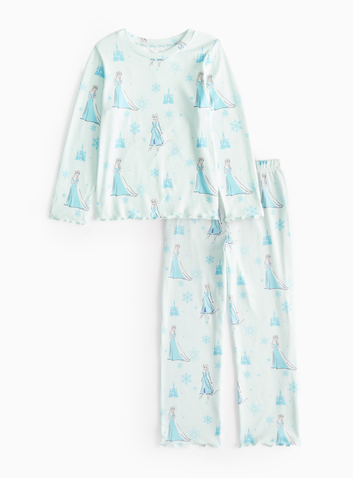 Frozen Blue Character Print Pyjama Set 