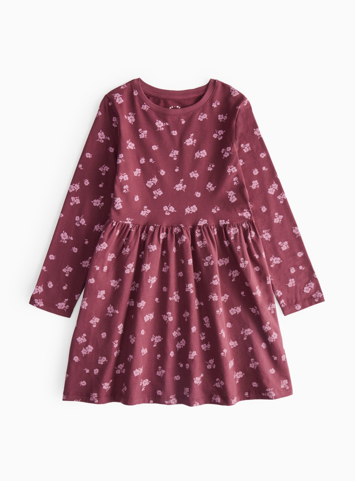 Pink Floral Print Jersey Dress 5 years
